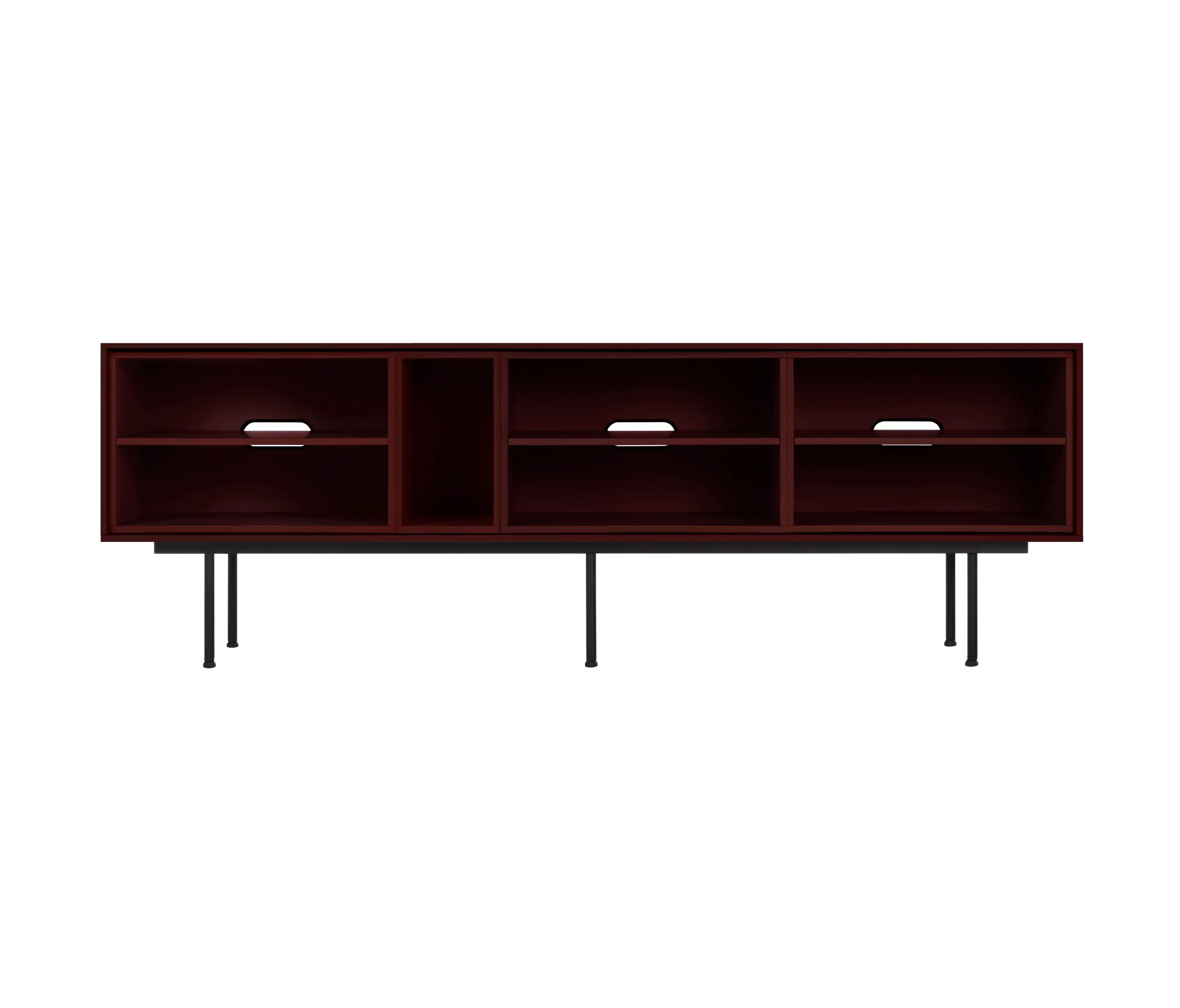 noo.ma - Mod TV Stand | Modular Unit 01 | Burgundy