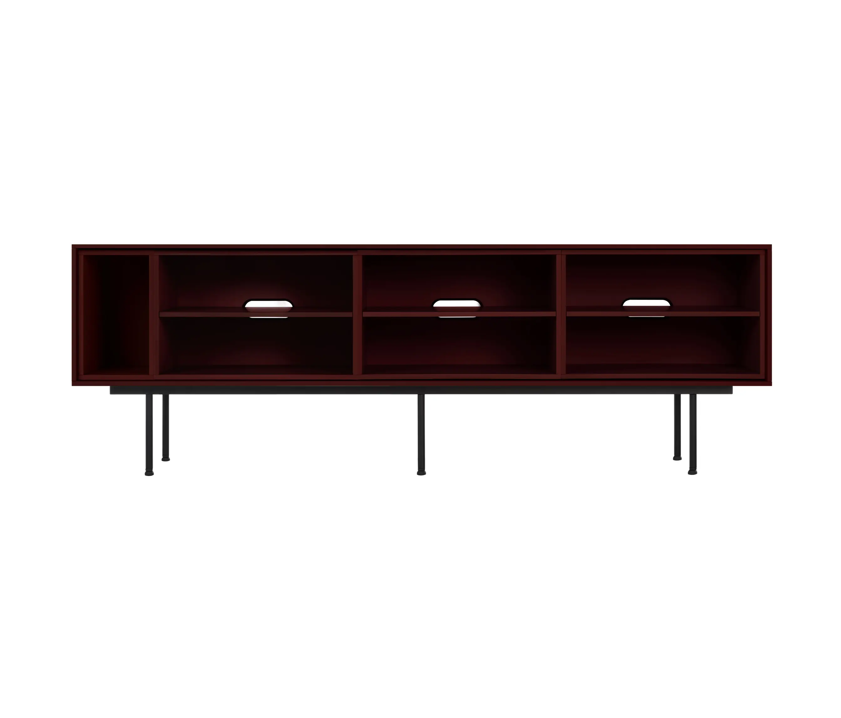 noo.ma - Mod TV Stand | Modular Unit 01 | Burgundy