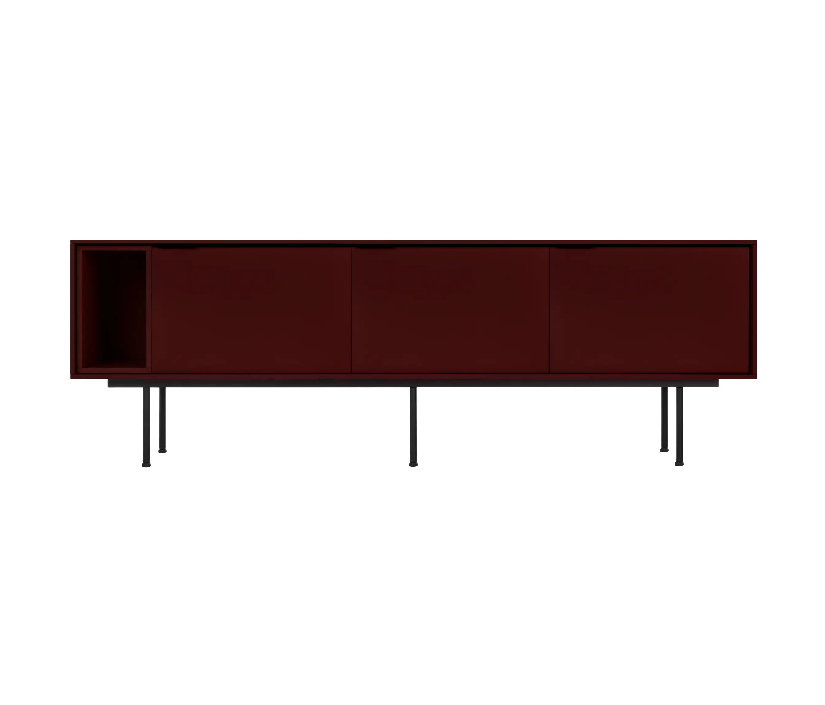 noo.ma - Mod TV Stand | Modular Unit 01 | Burgundy