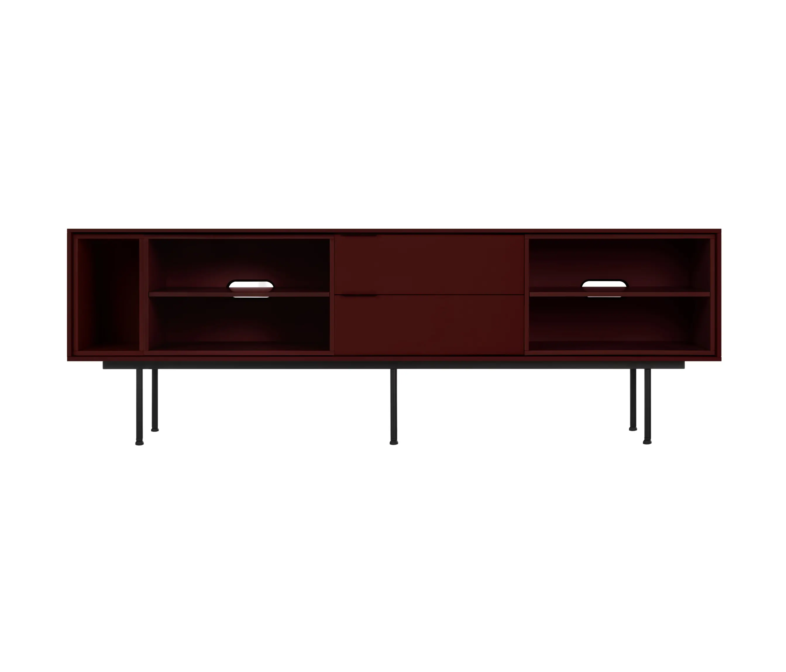 noo.ma - Mod TV Stand | Modular Unit 01 | Burgundy