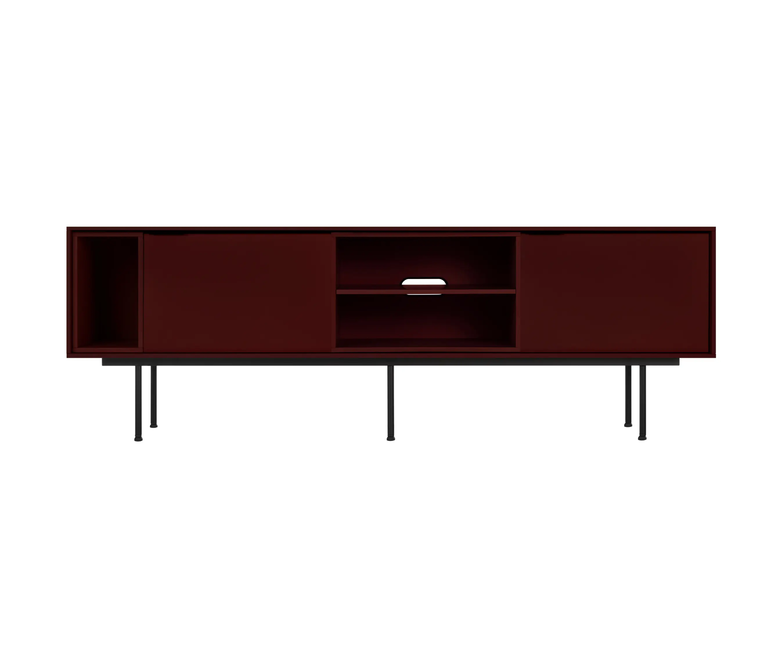 noo.ma - Mod TV Stand | Modular Unit 01 | Burgundy