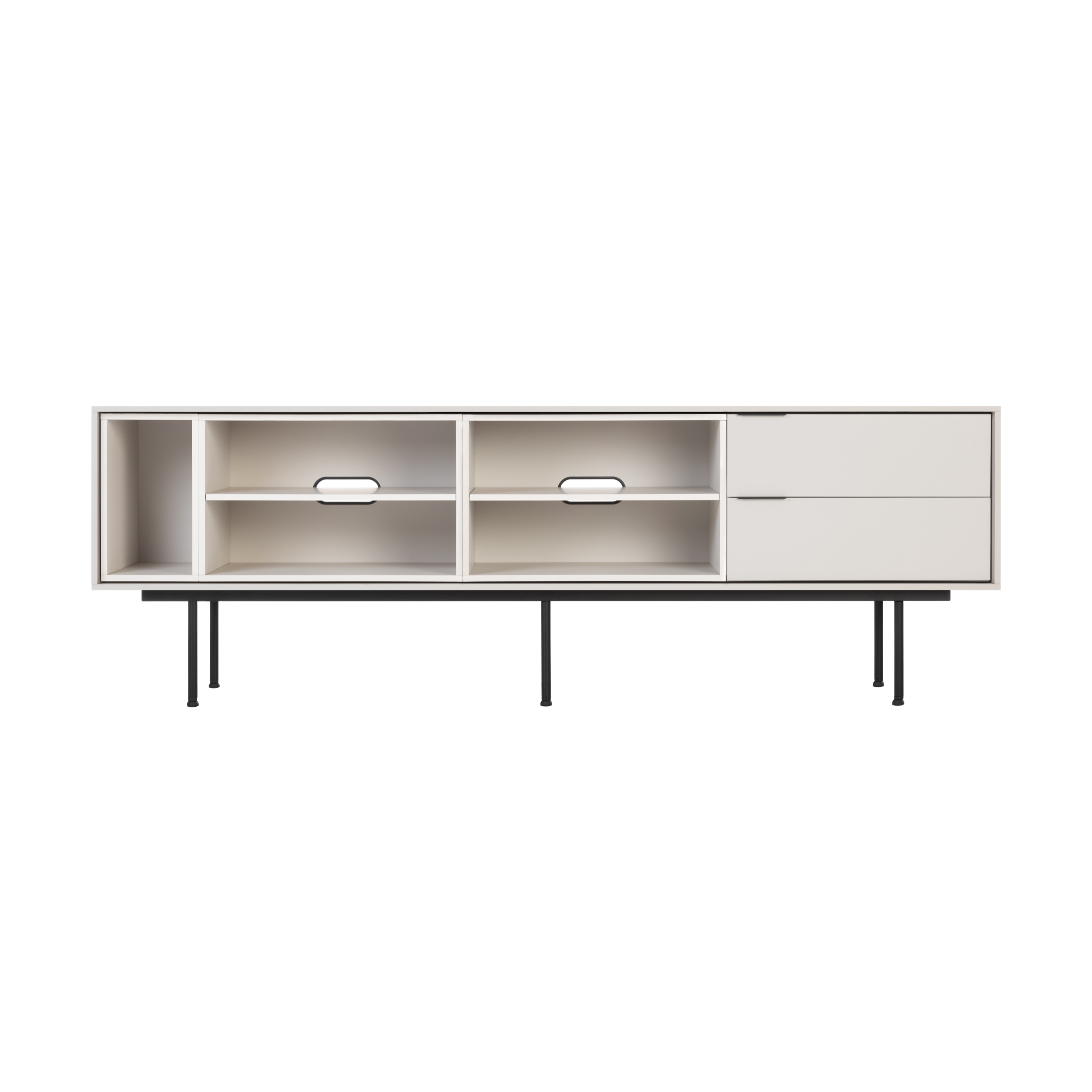 Mod TV Stand | Modular Unit 04 | Almond Grey