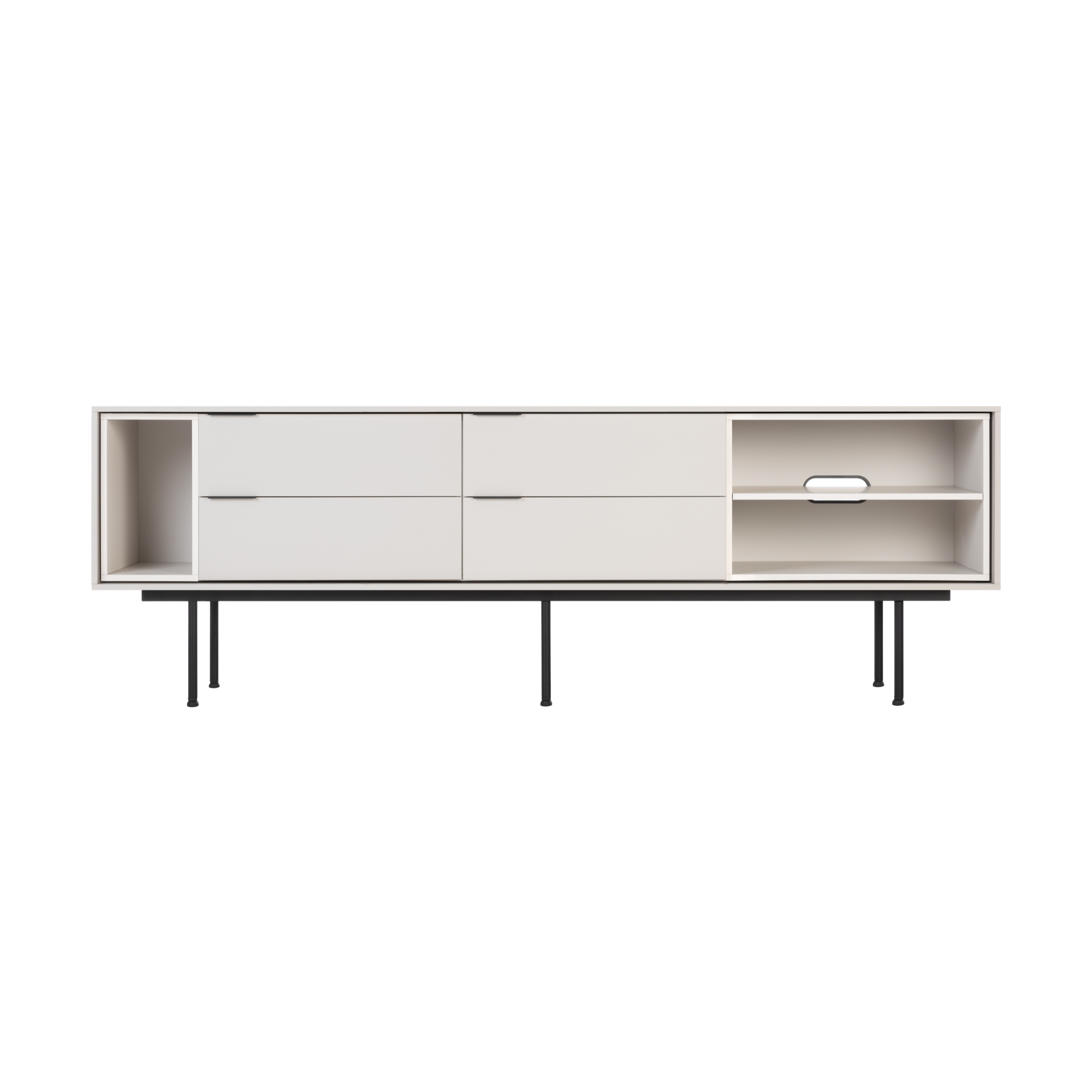 Mod TV Stand | Modular Unit 06 | Almond Grey