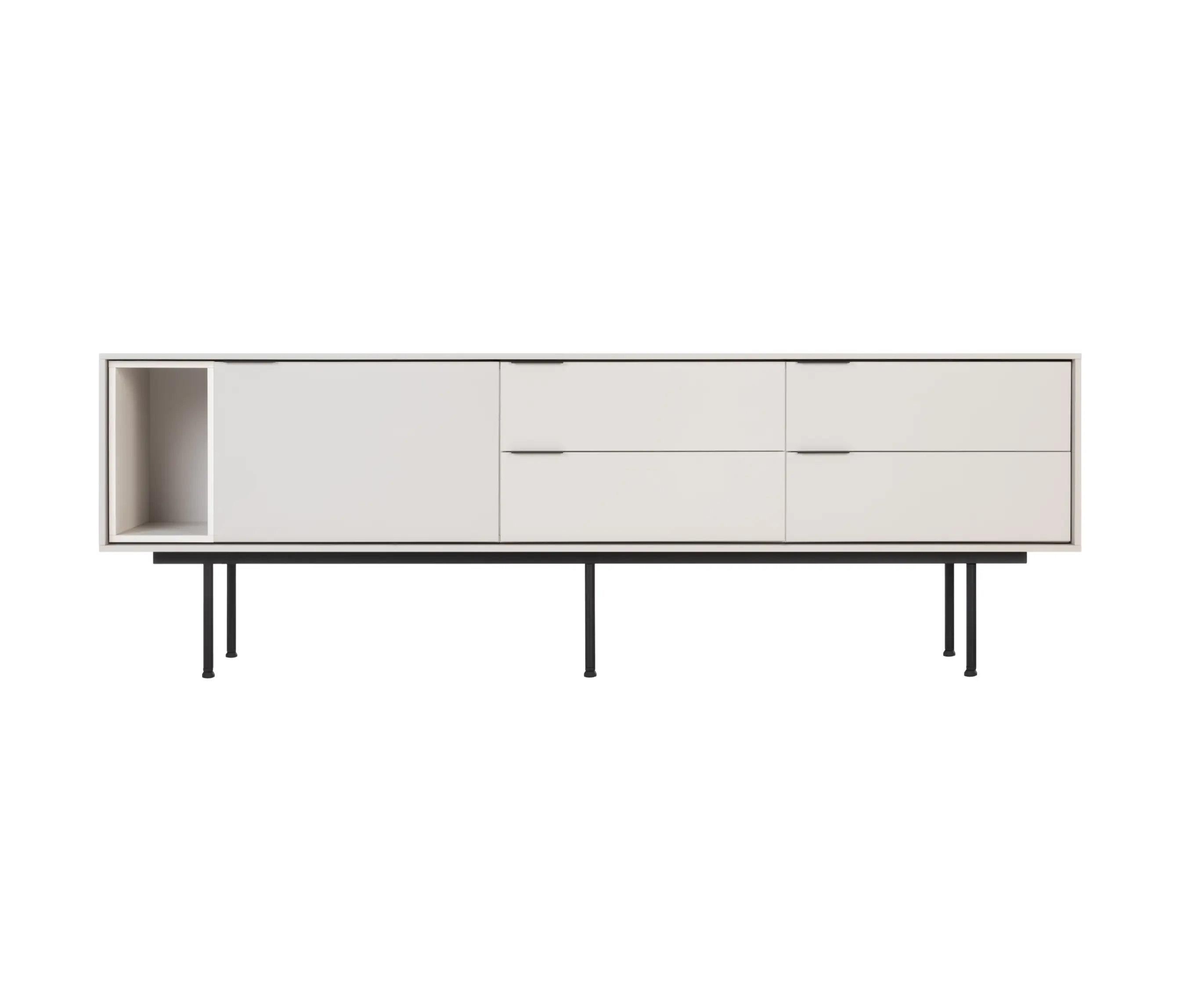noo.ma - Mod TV Stand | Modular Unit 07 | Almond Grey