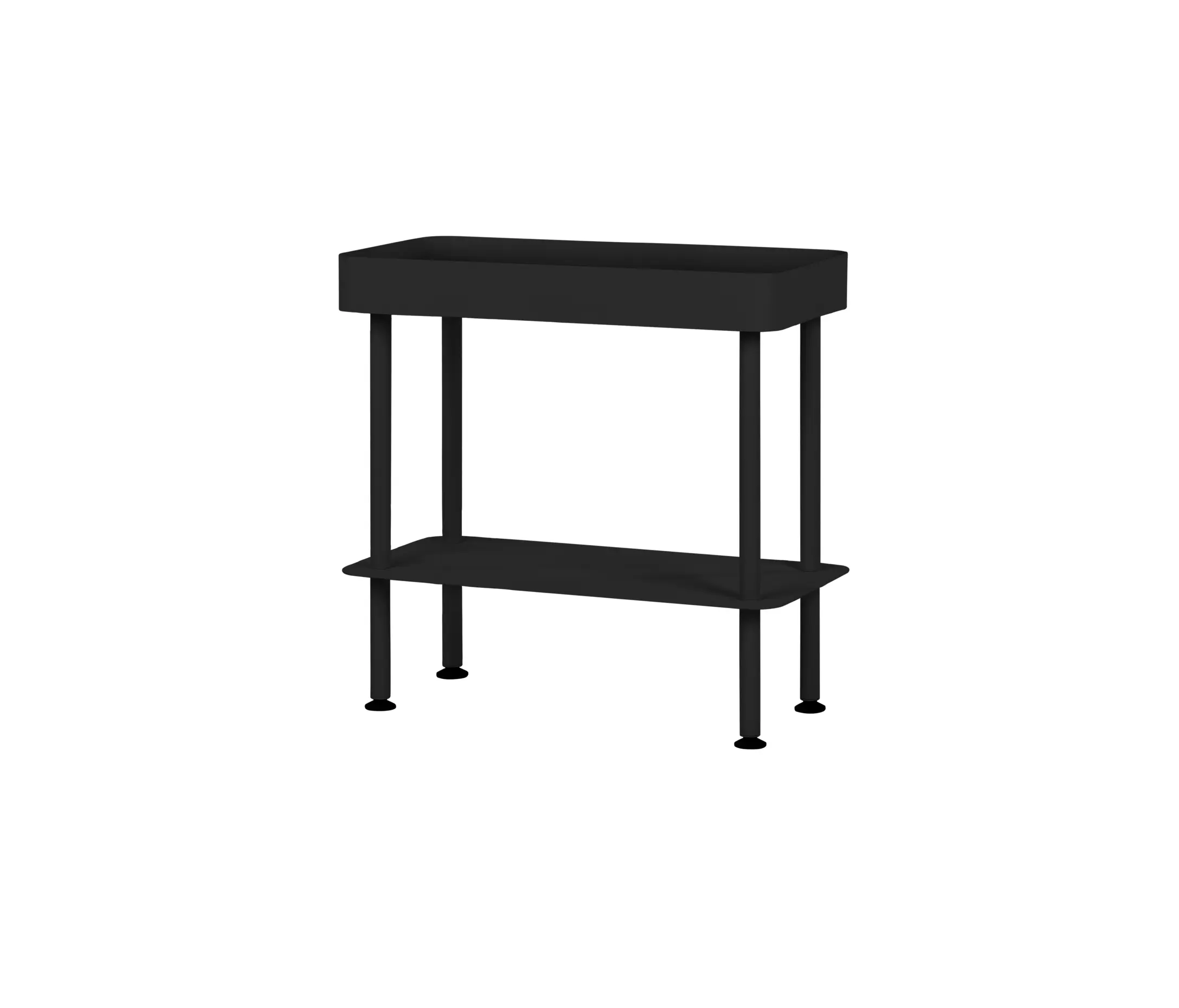 noo.ma - Nolle Console 2-tier | Vulcano Black