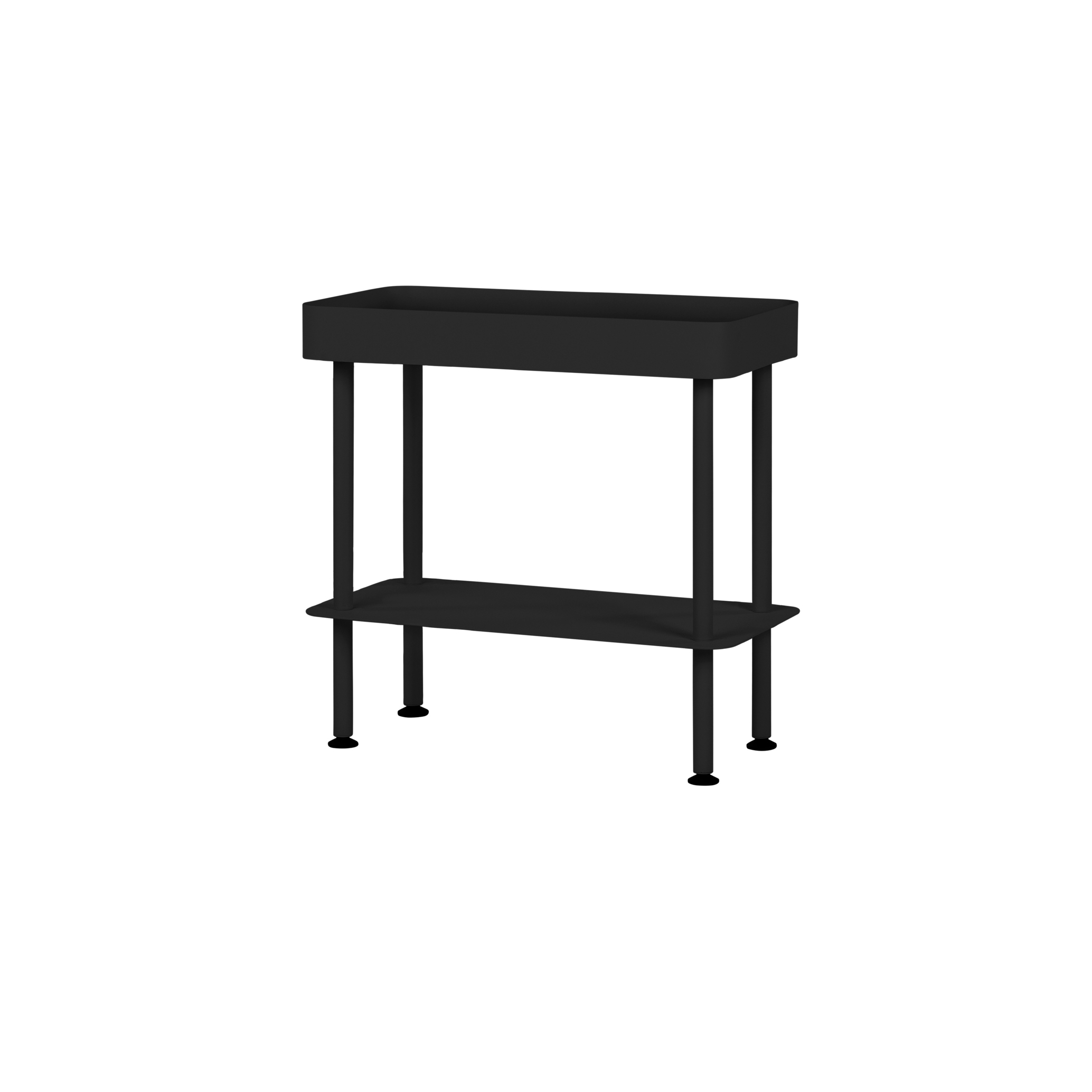 Display product Nolle Console 2-tier | Vulcano Black from manufacturer noo.ma