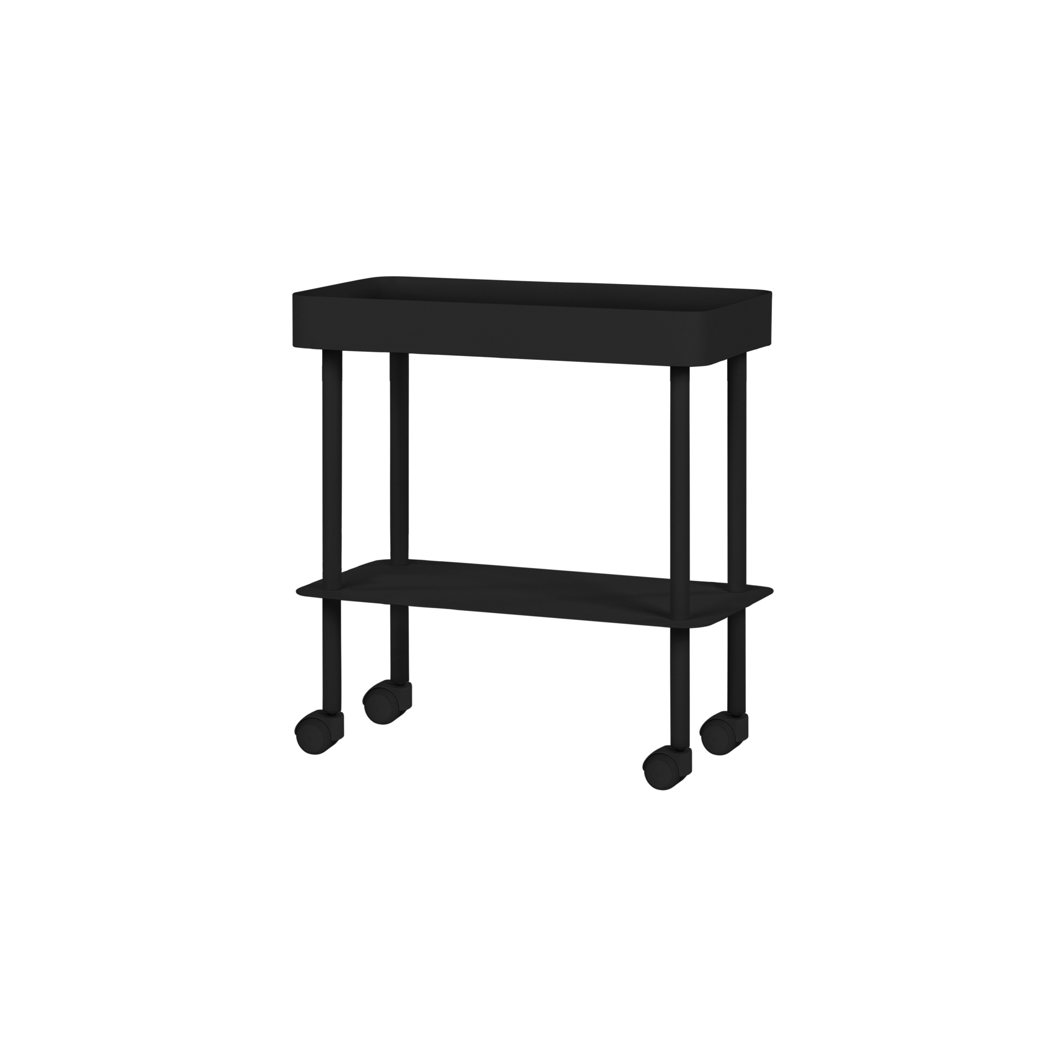 Display product Nolle Console 2-tier | Vulcano Black from manufacturer noo.ma