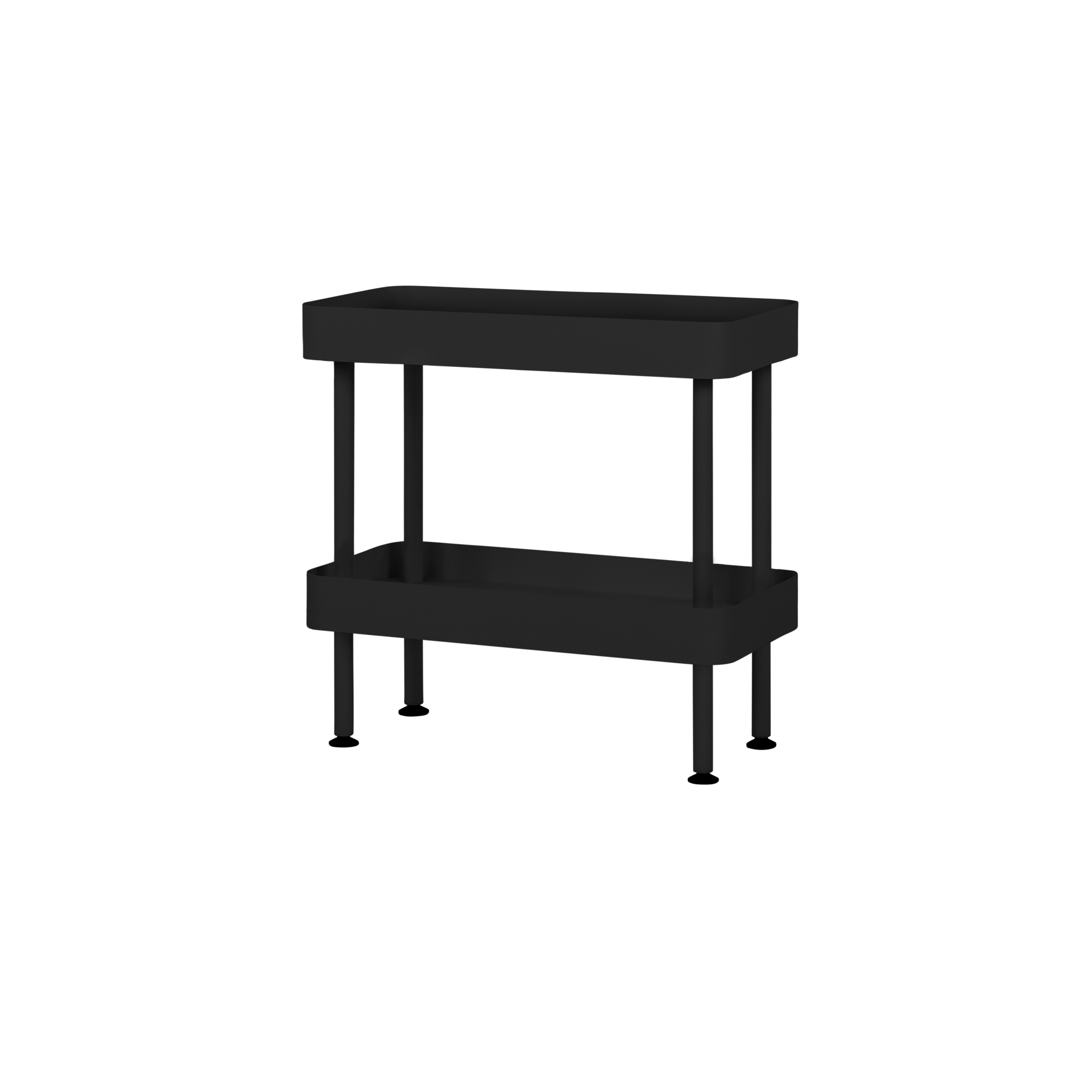 Display product Nolle Console 2-tier | Vulcano Black from manufacturer noo.ma