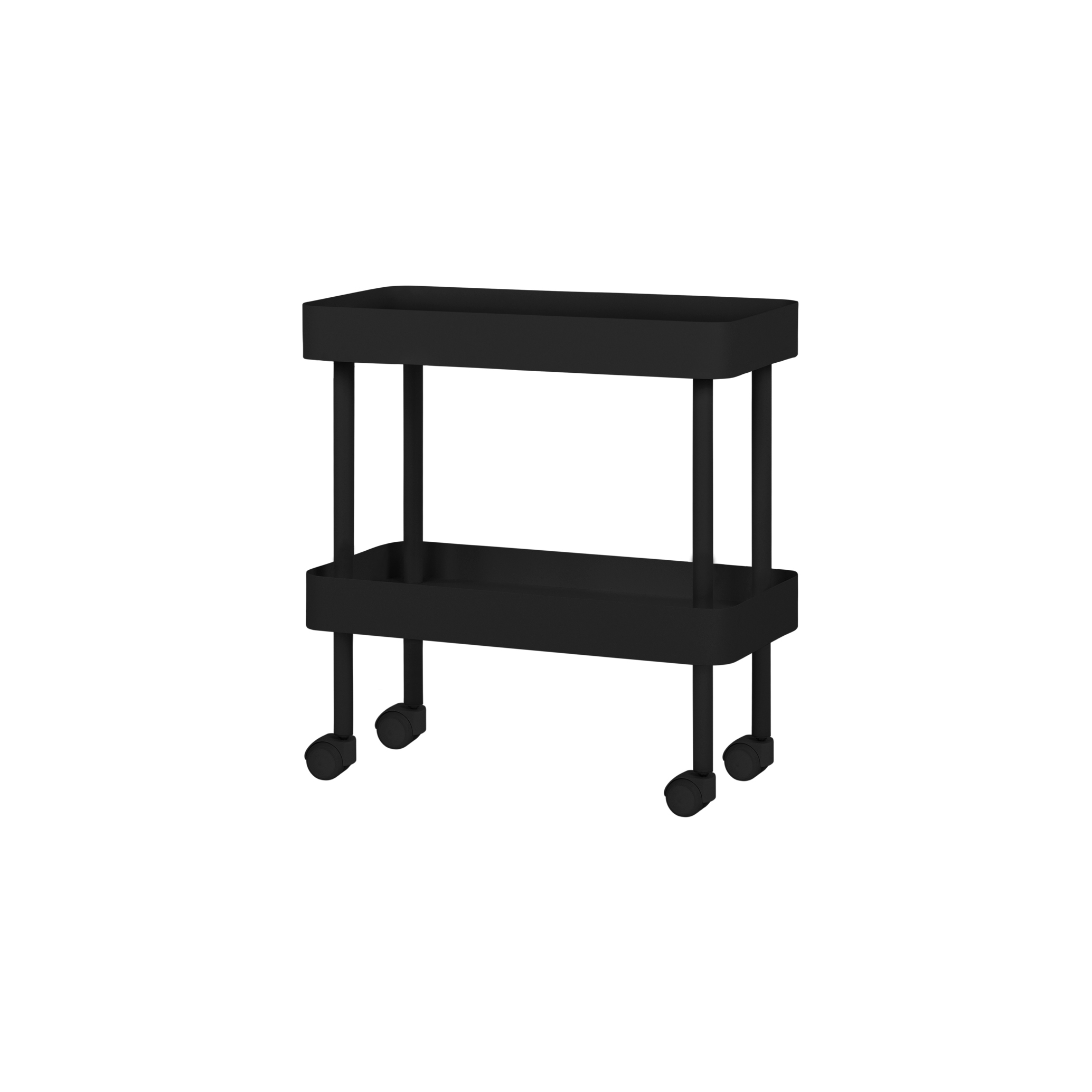 Display product Nolle Console 2-tier | Vulcano Black from manufacturer noo.ma
