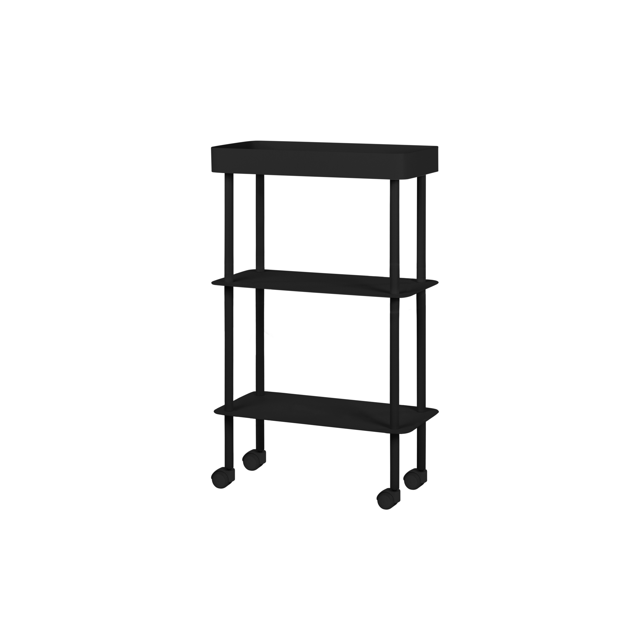 Display product Nolle Console 3-tier | Vulcano Black from manufacturer noo.ma