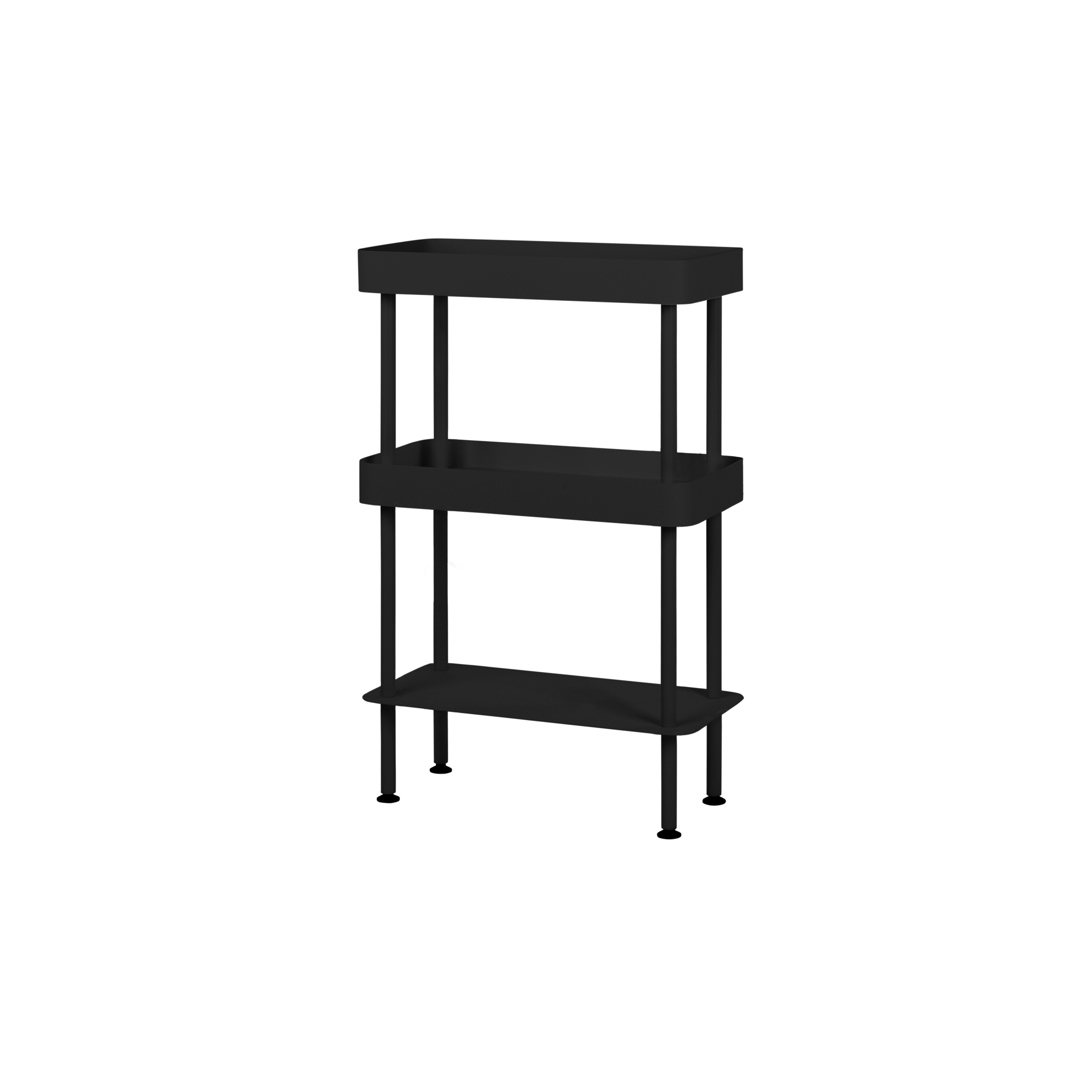 Display product Nolle Console 3-tier | Vulcano Black from manufacturer noo.ma
