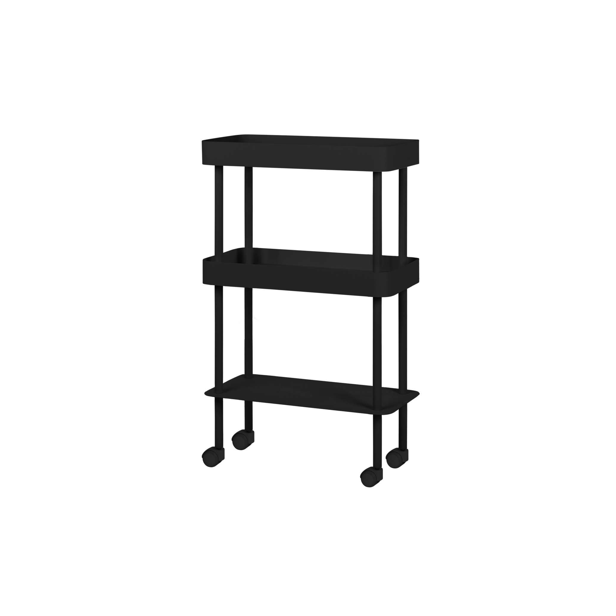 Display product Nolle Console 3-tier | Vulcano Black from manufacturer noo.ma