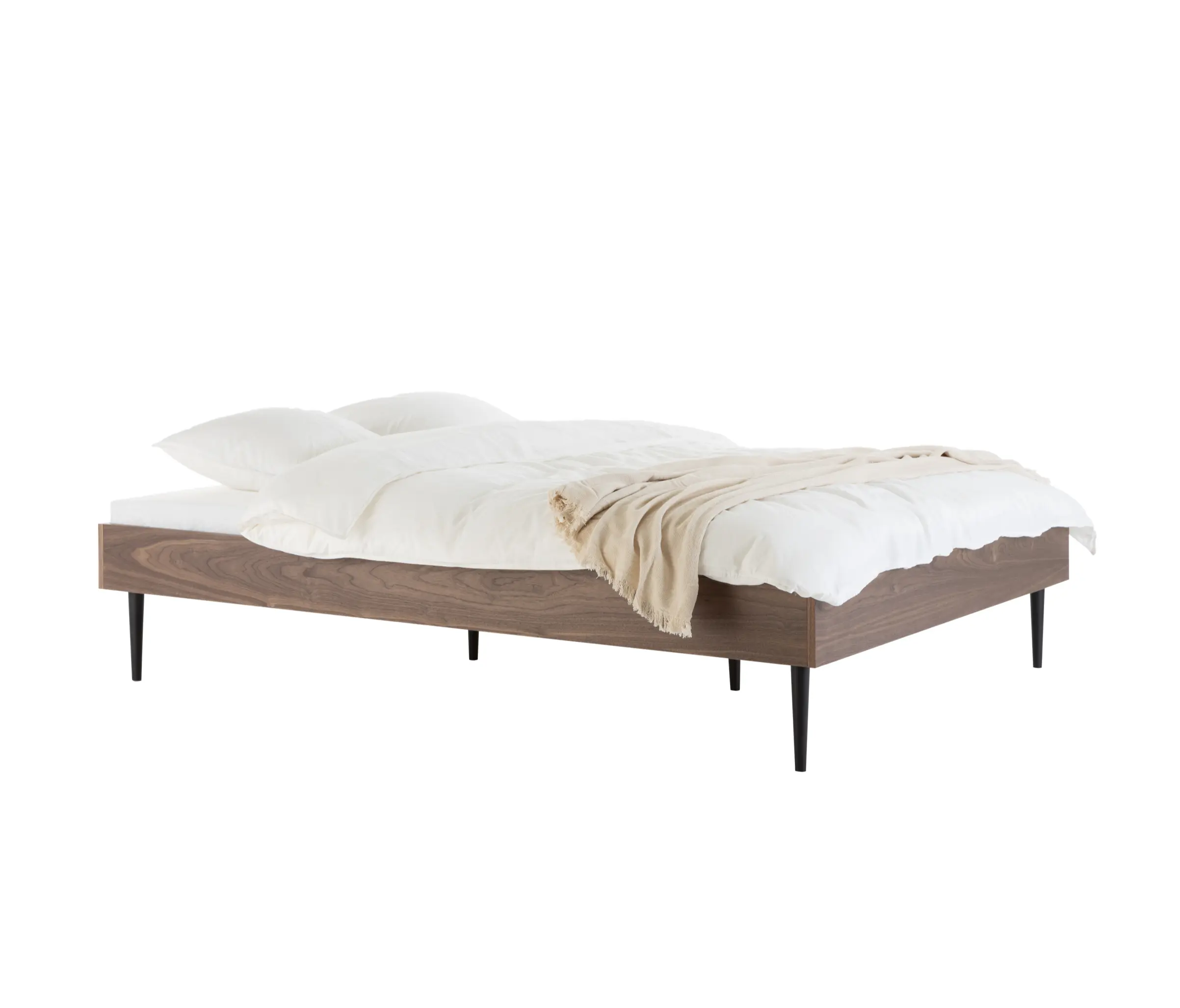 noo.ma - Streiko Bett | Nuss