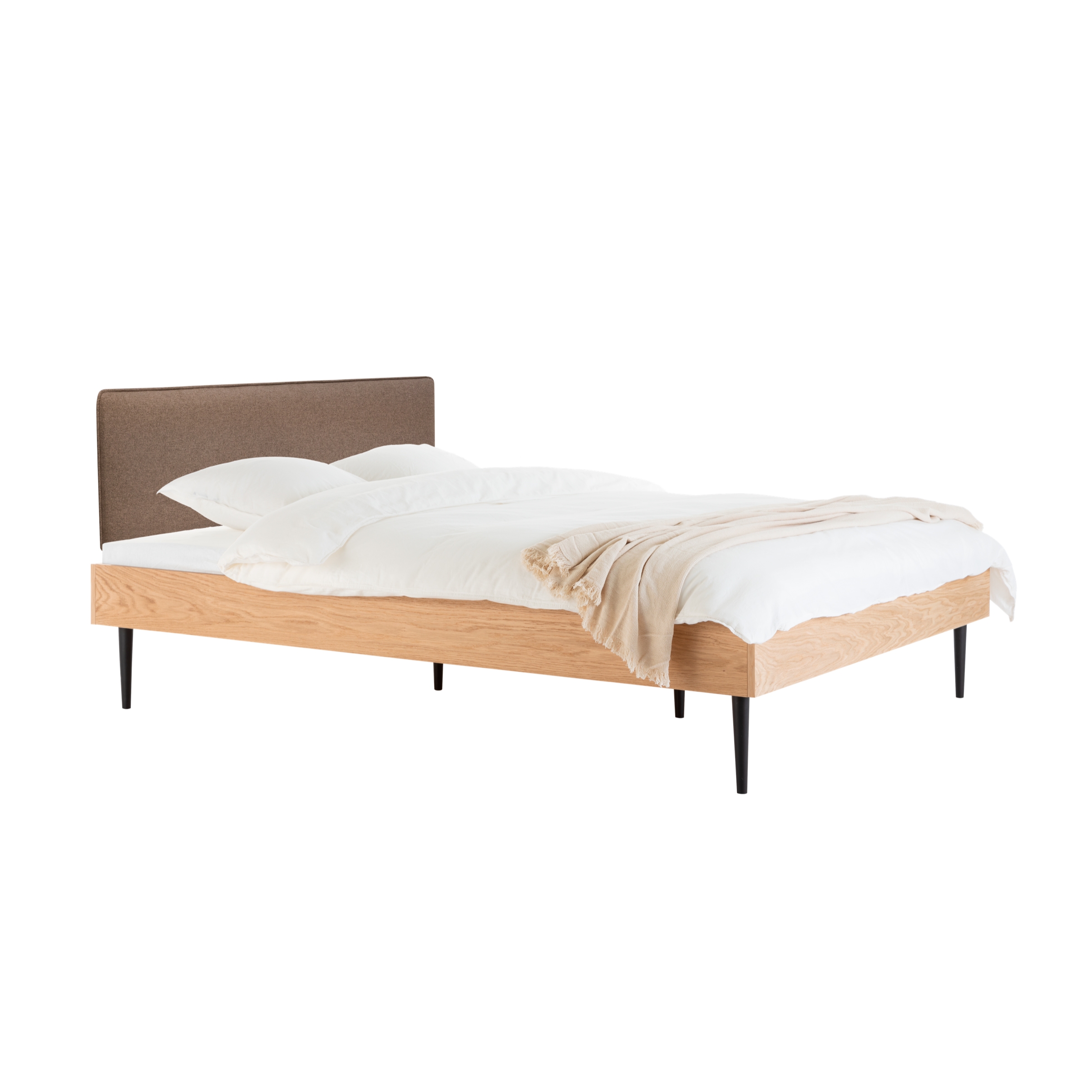 Afficher le produit Lit Streiko avec Têtes de lit | Chêne du fabricant noo.ma