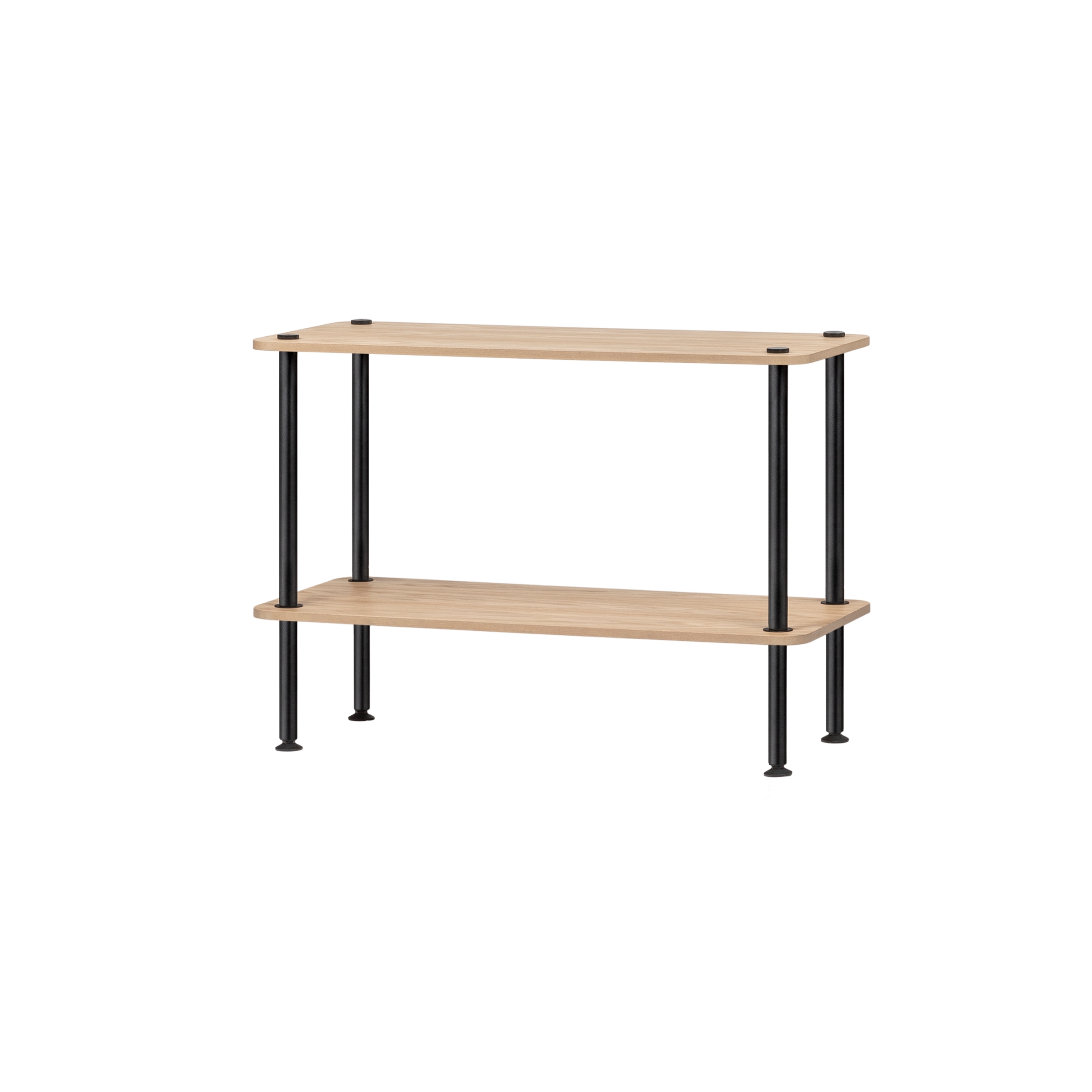 Display product Teidi Shelving Unit 2-tier | Natural Oak from manufacturer noo.ma