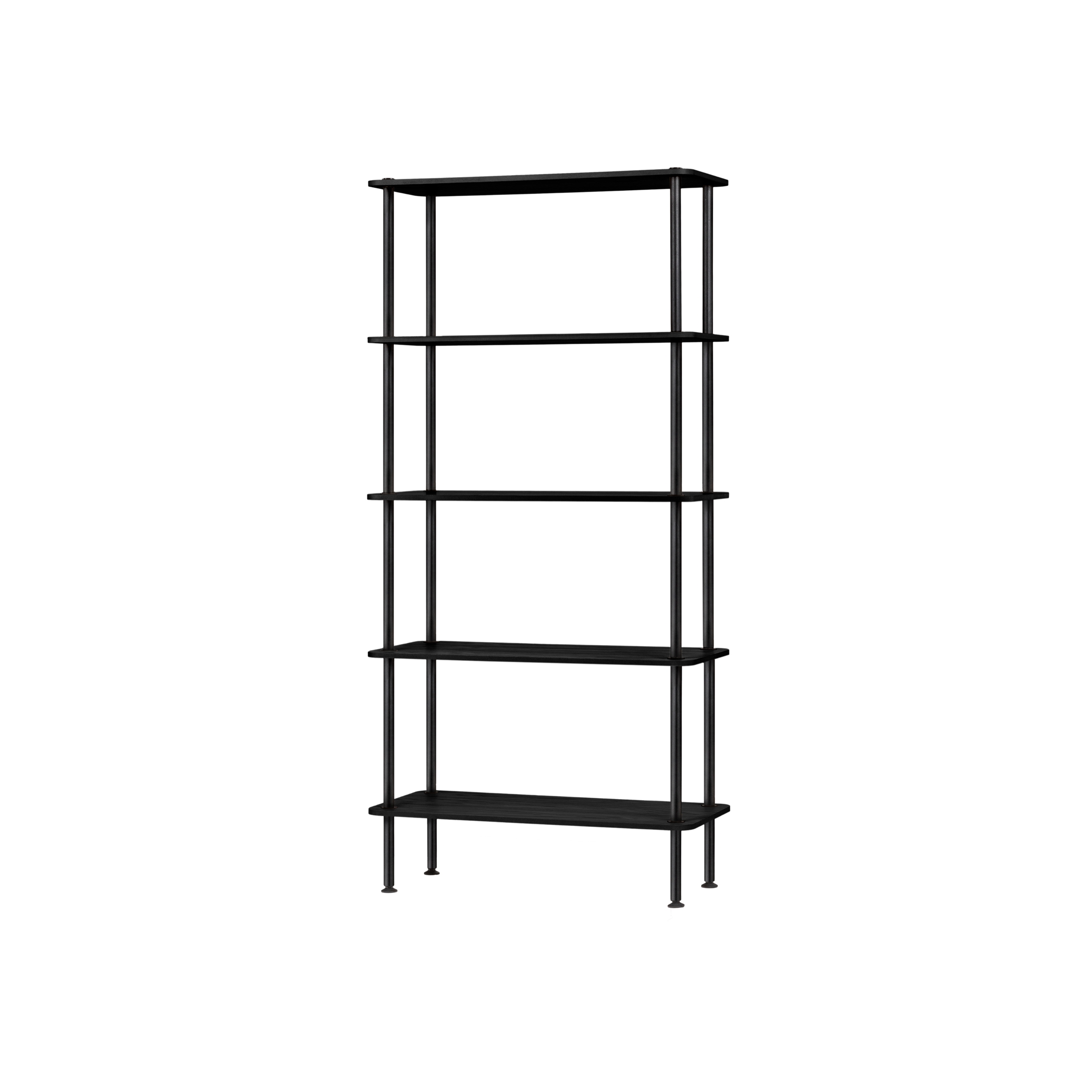 Teidi Shelving Unit 5-tier | Vulcano Black Oak