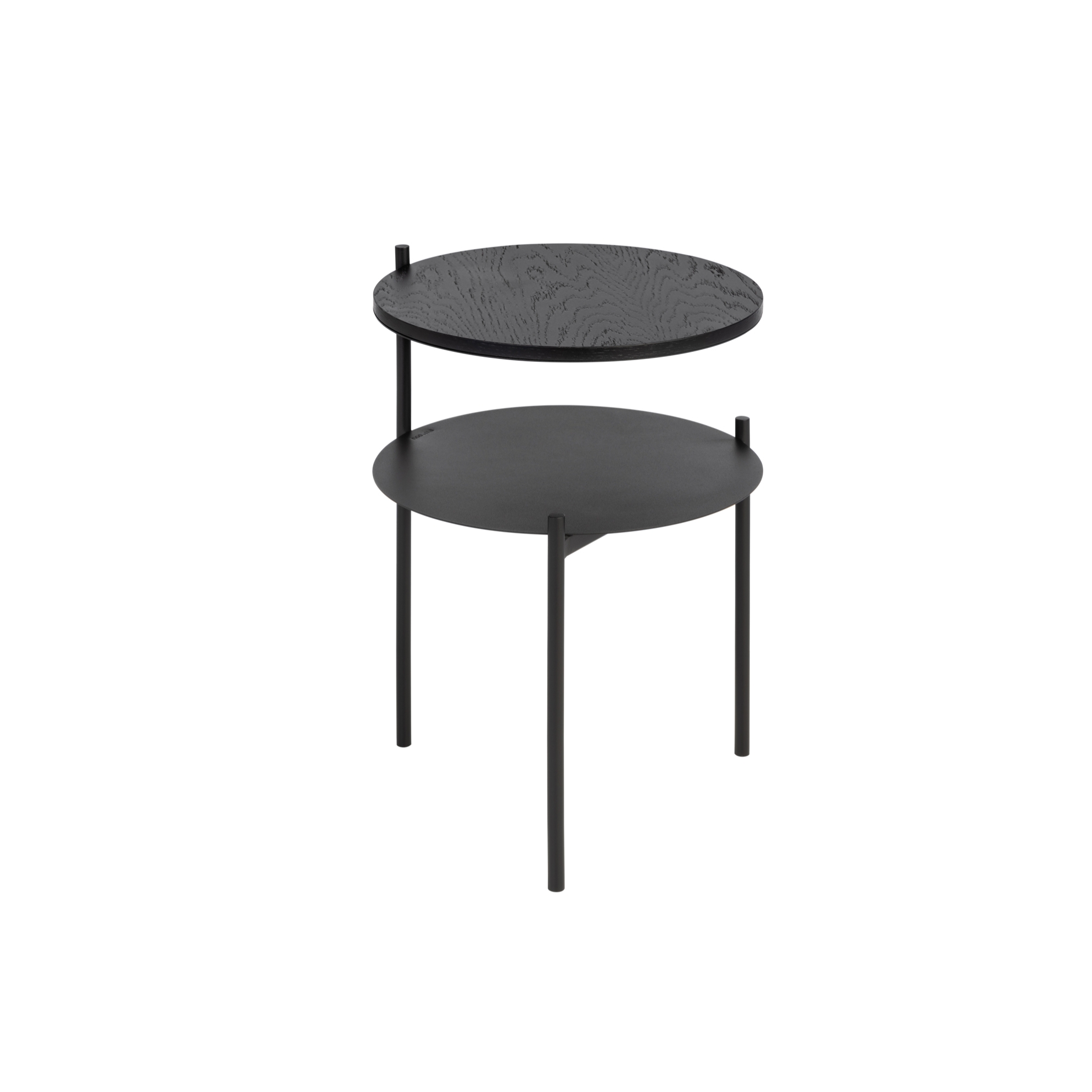 Tu Bedside Table | Black Oak