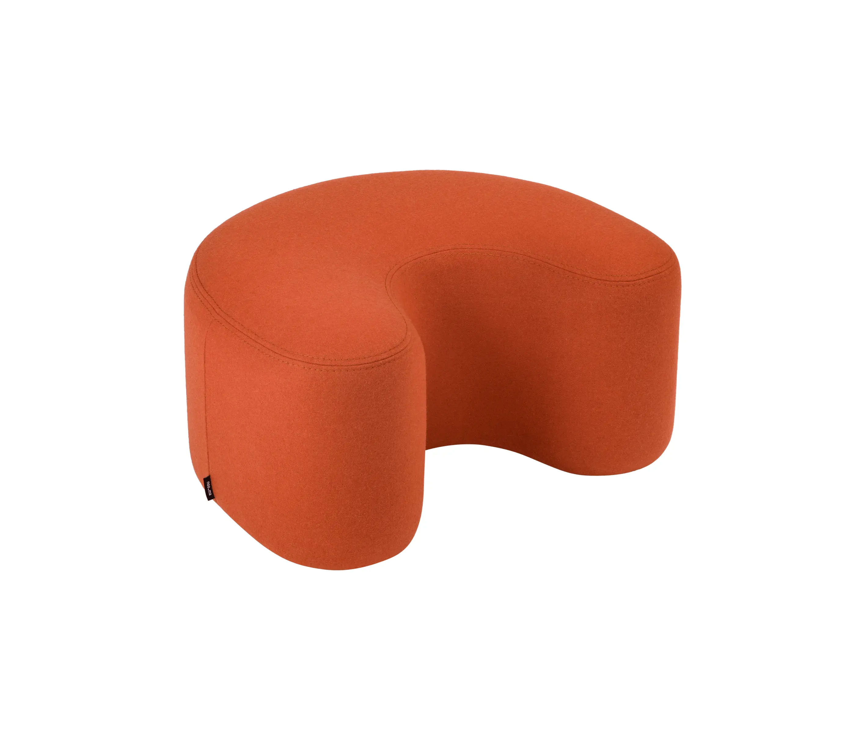 noo.ma - Ü Pouf | Terrakotta-Wolle