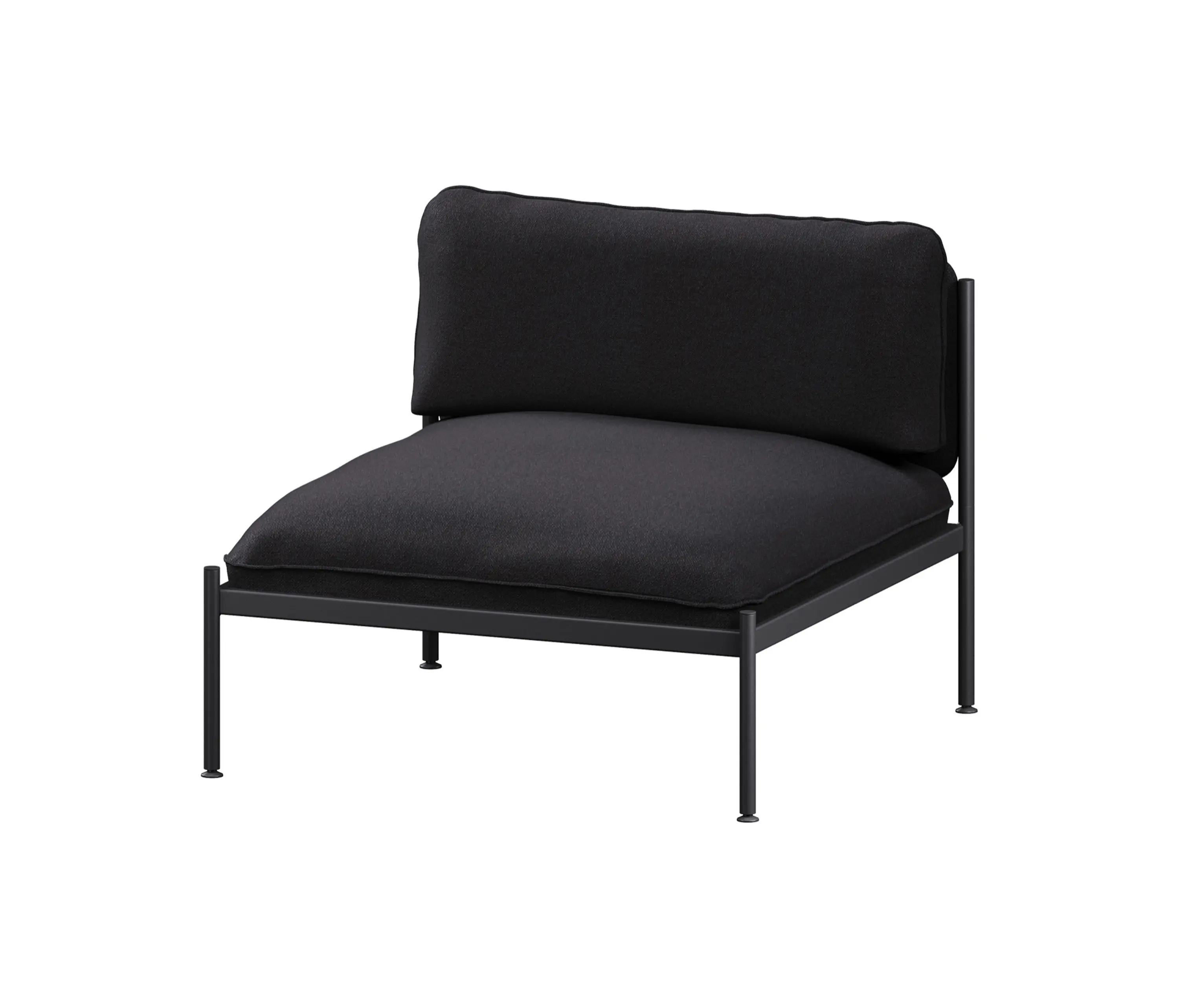 noo.ma - Toom Modular Sofa - Chair | Graphite Black