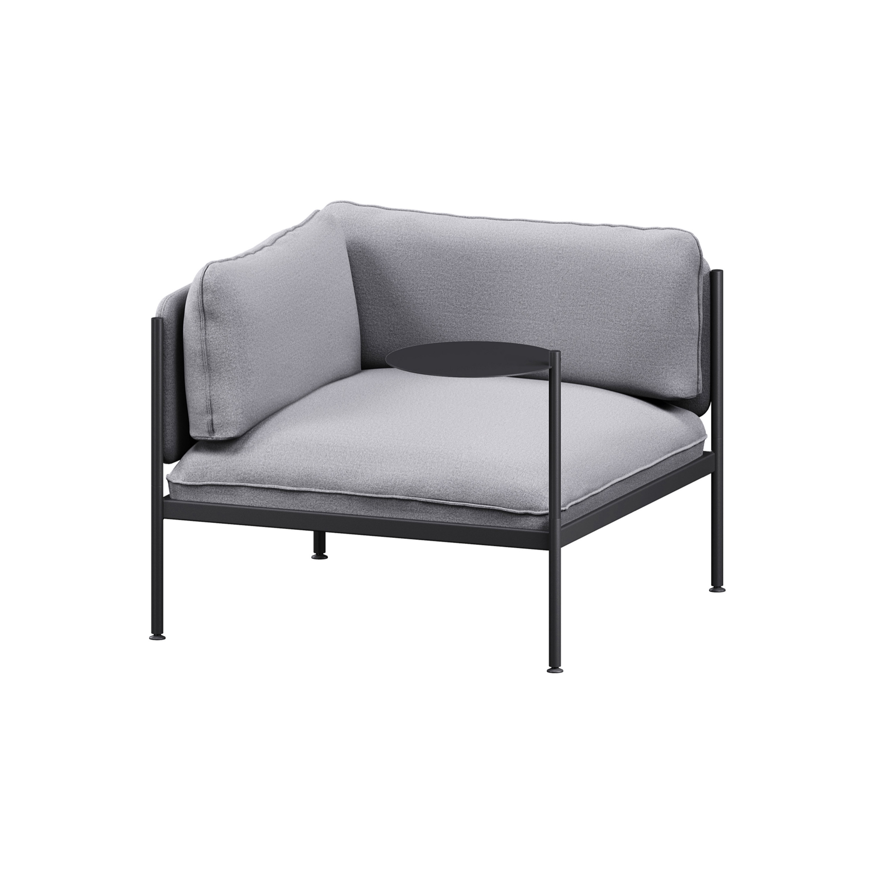 Display product Toom Modular Sofa - Corner Armchair | Pale Grey from manufacturer noo.ma