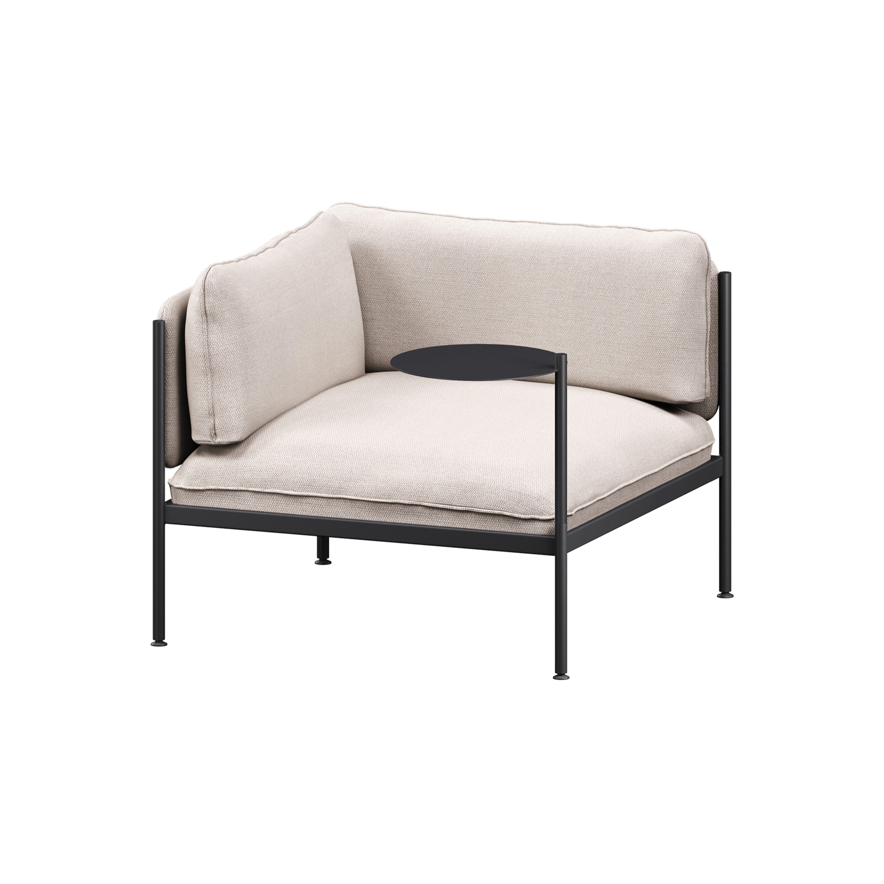Toom Modular Sofa - Corner Armchair  | Oatmilk Beige