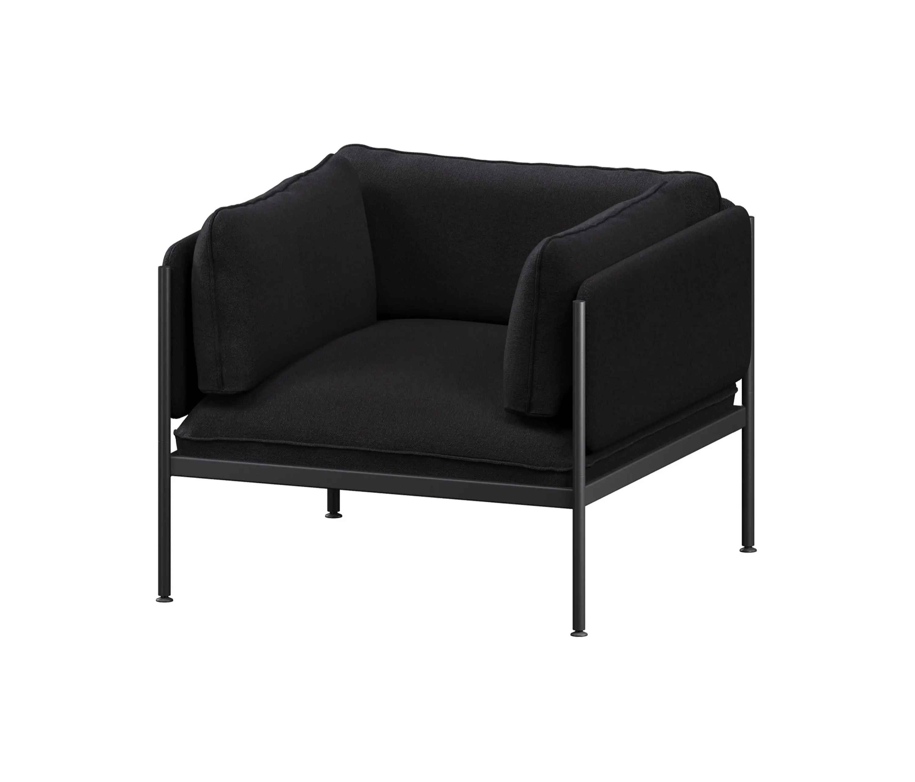 noo.ma - Toom Modular Sofa - Armchair | Graphite Black