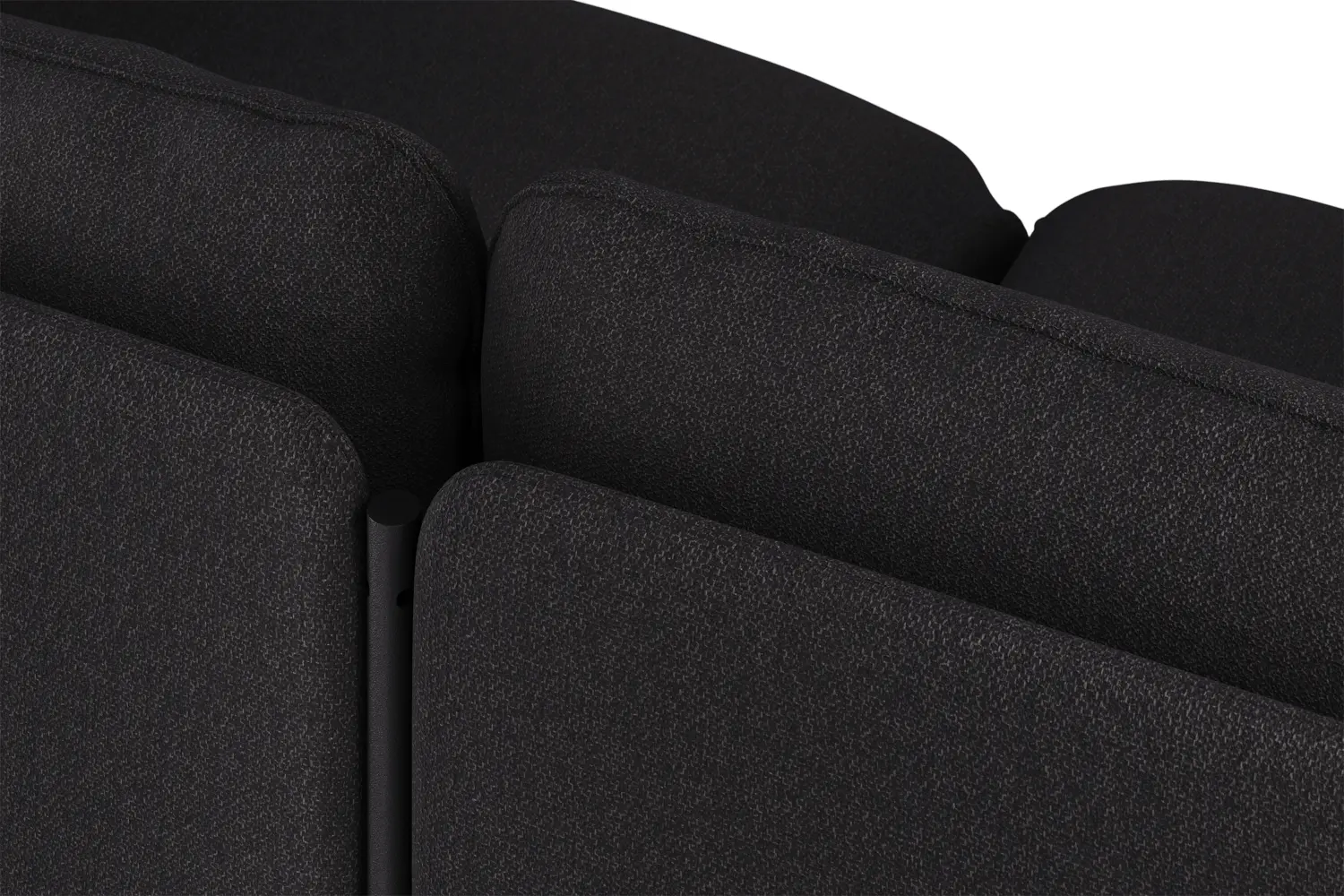 noo.ma - Toom Modular Sofa 2 Seater | Graphite Black