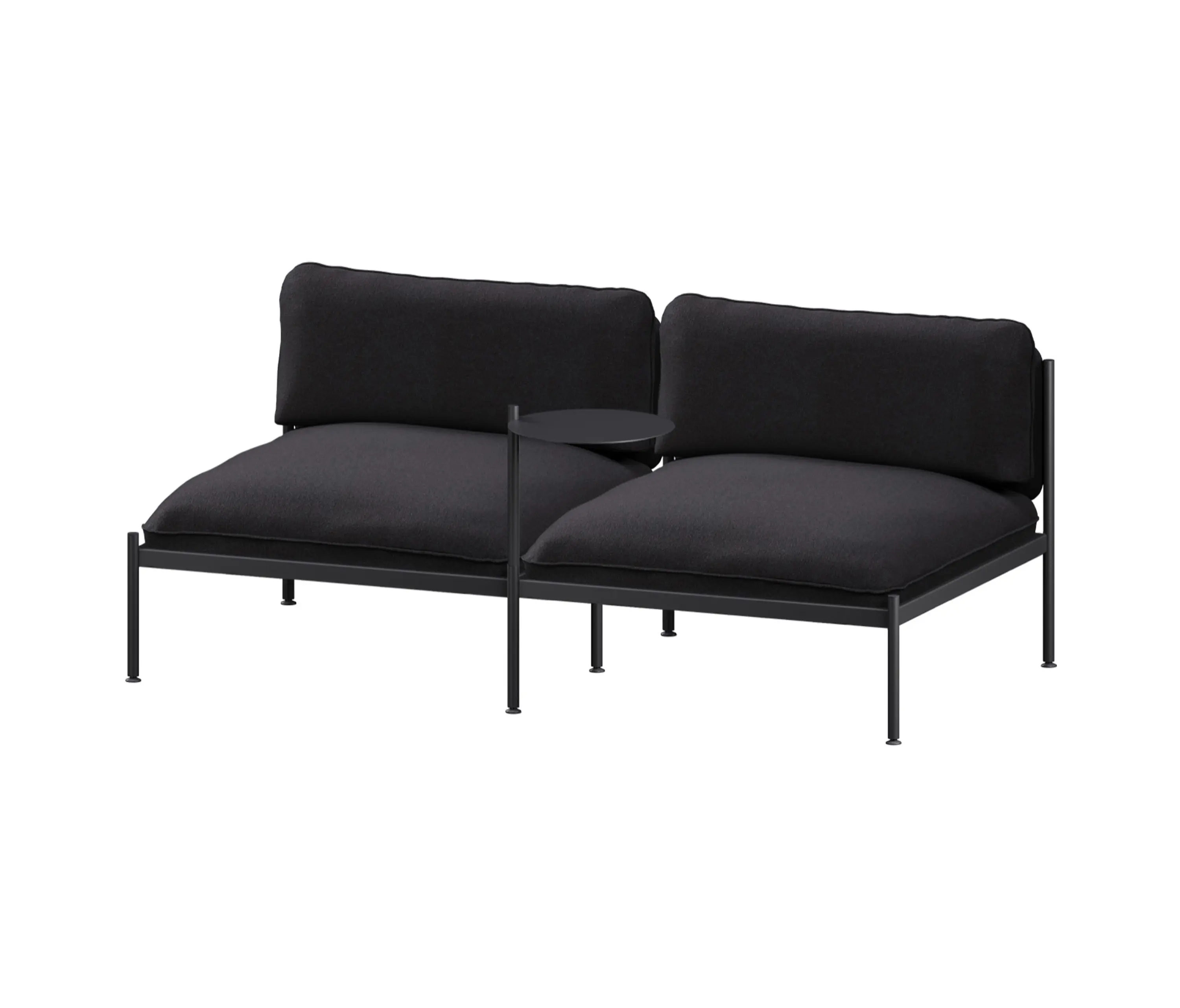 noo.ma - Toom Modular Sofa 2 Seater | Graphite Black