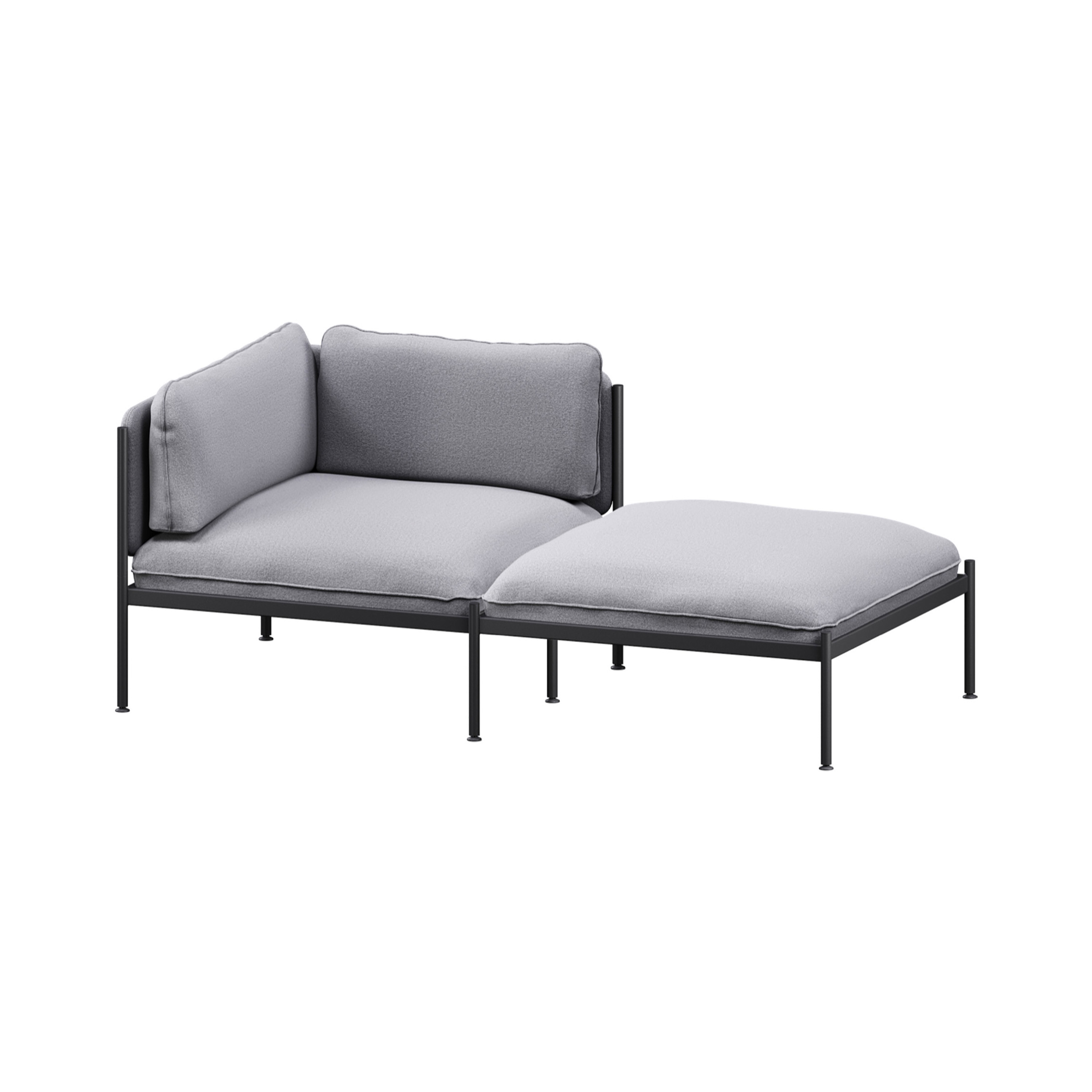 Toom Modular Sofa 2 Seater | Pale Grey
