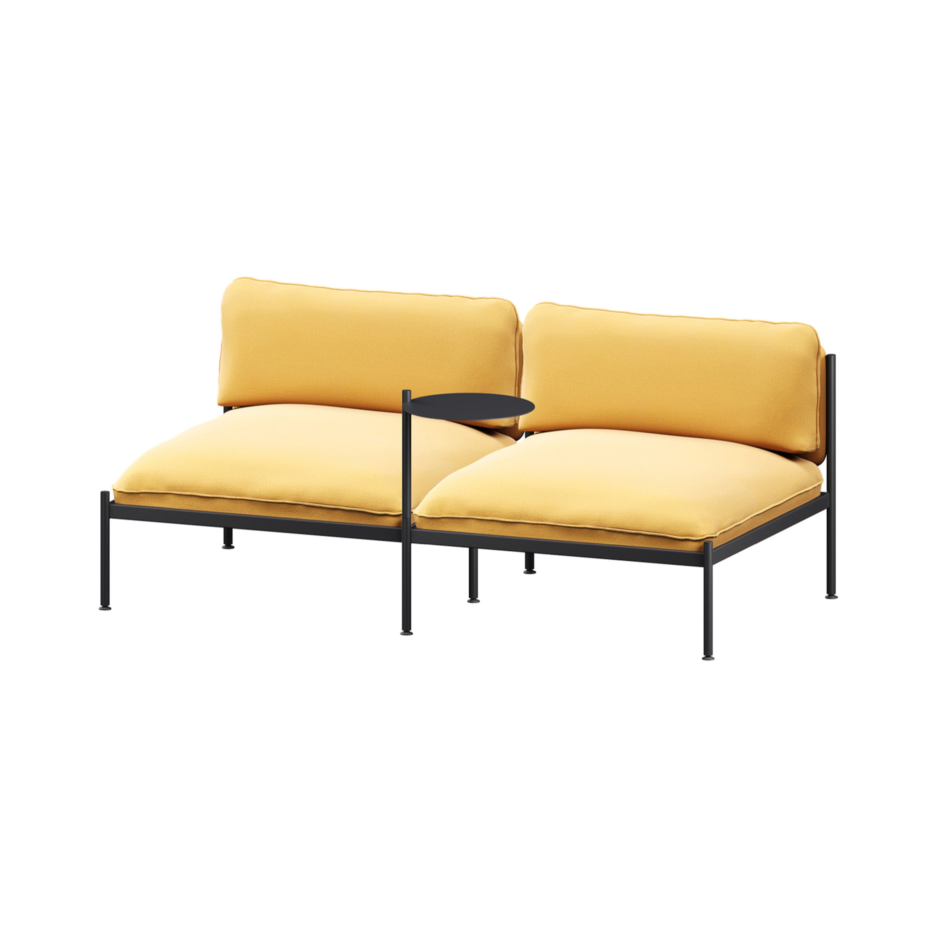 Display product Toom Modular Sofa 2 Seater | Yellow Ochre from manufacturer noo.ma
