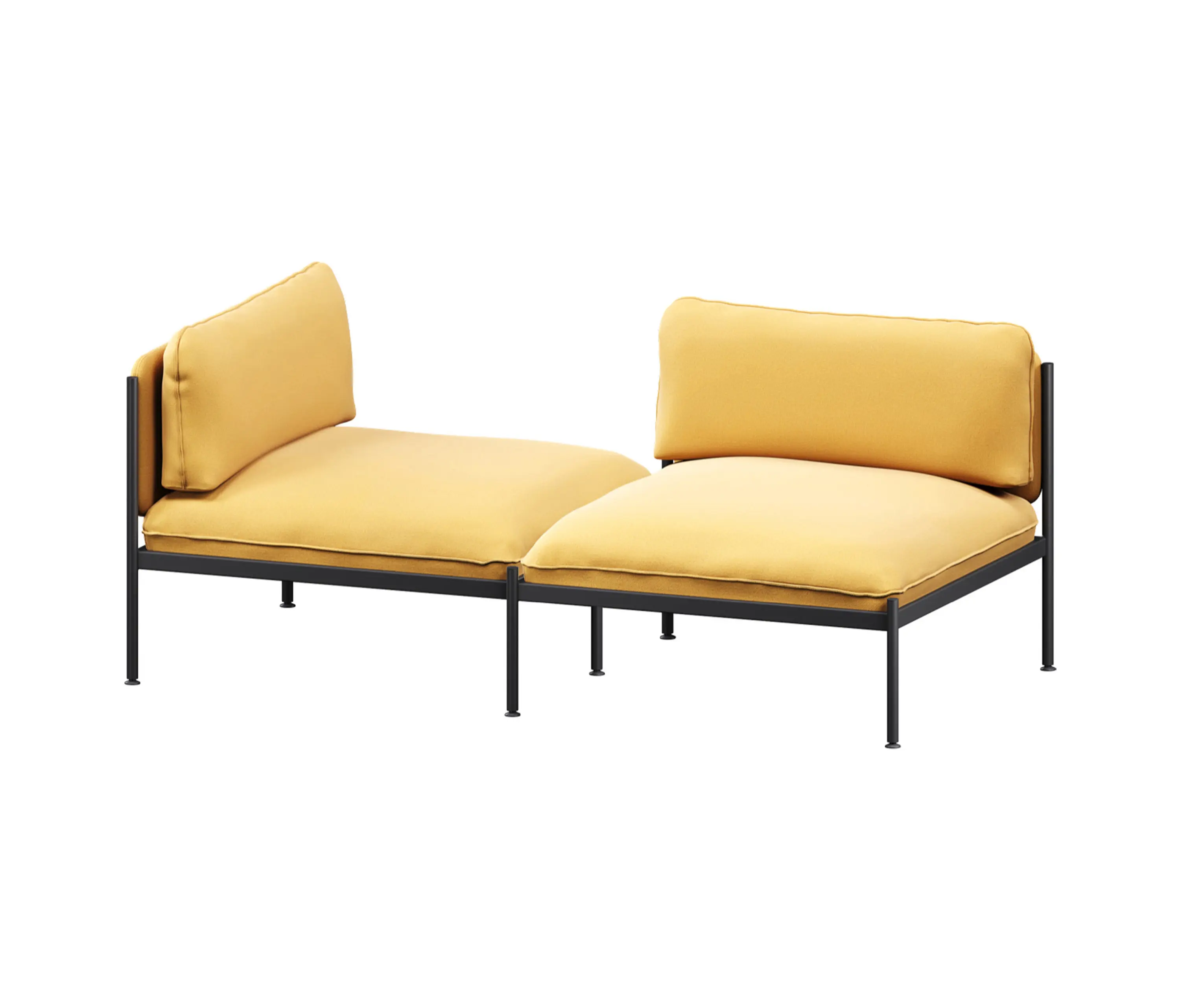 noo.ma - Toom Modular Sofa 2 Seater | Yellow Ochre