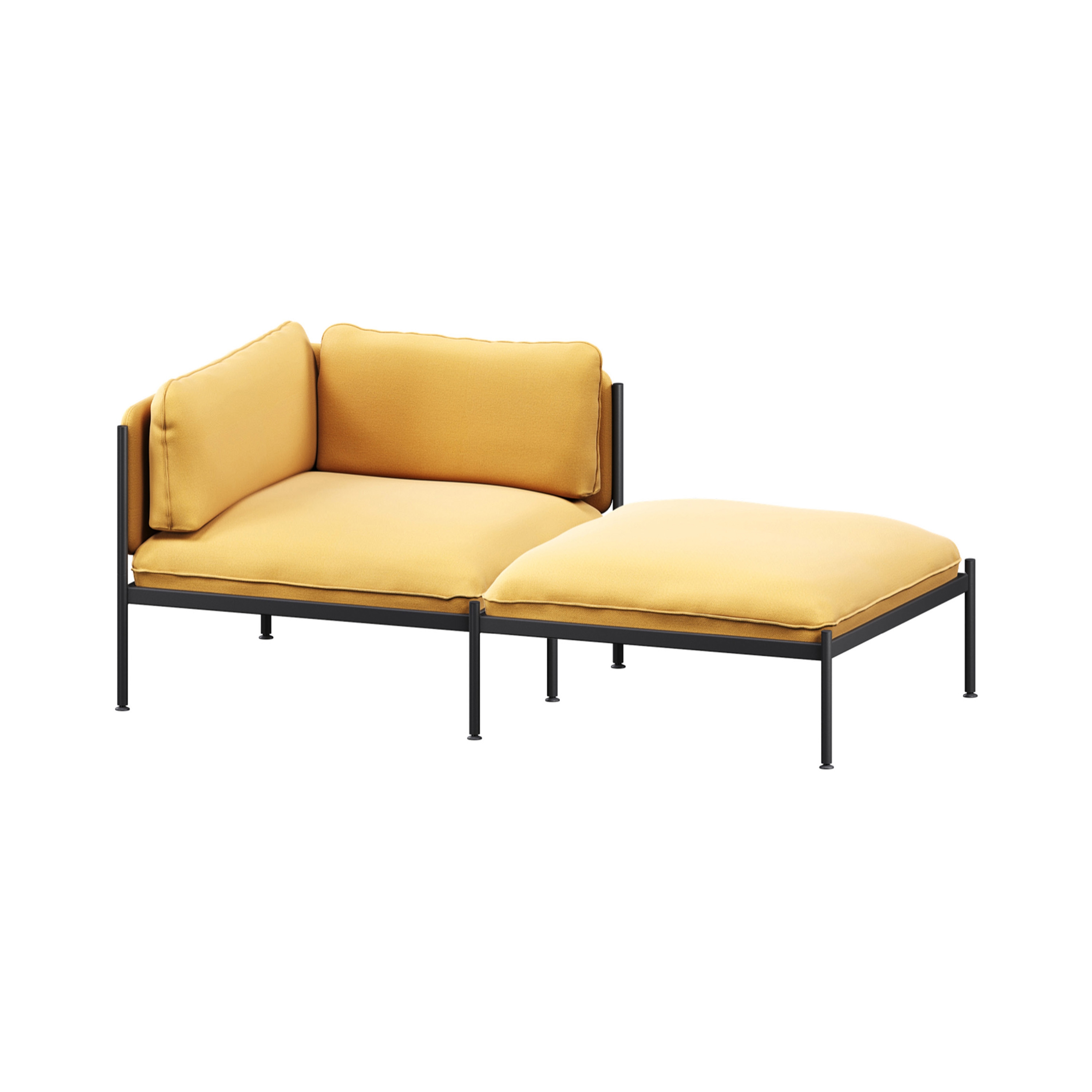 Display product Toom Modular Sofa 2 Seater | Yellow Ochre from manufacturer noo.ma