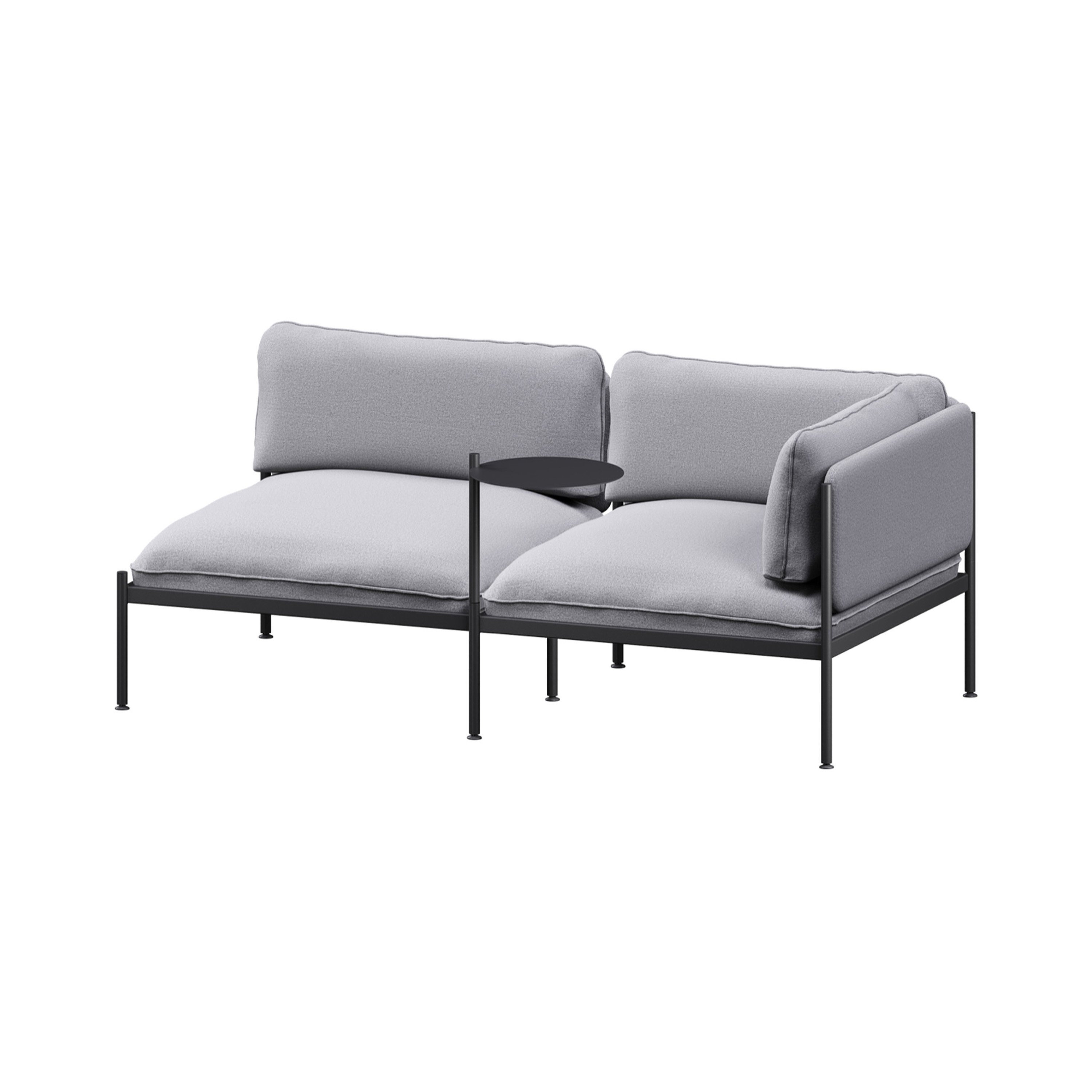 Toom Modular Sofa 2 Seater - Corner | Pale Grey