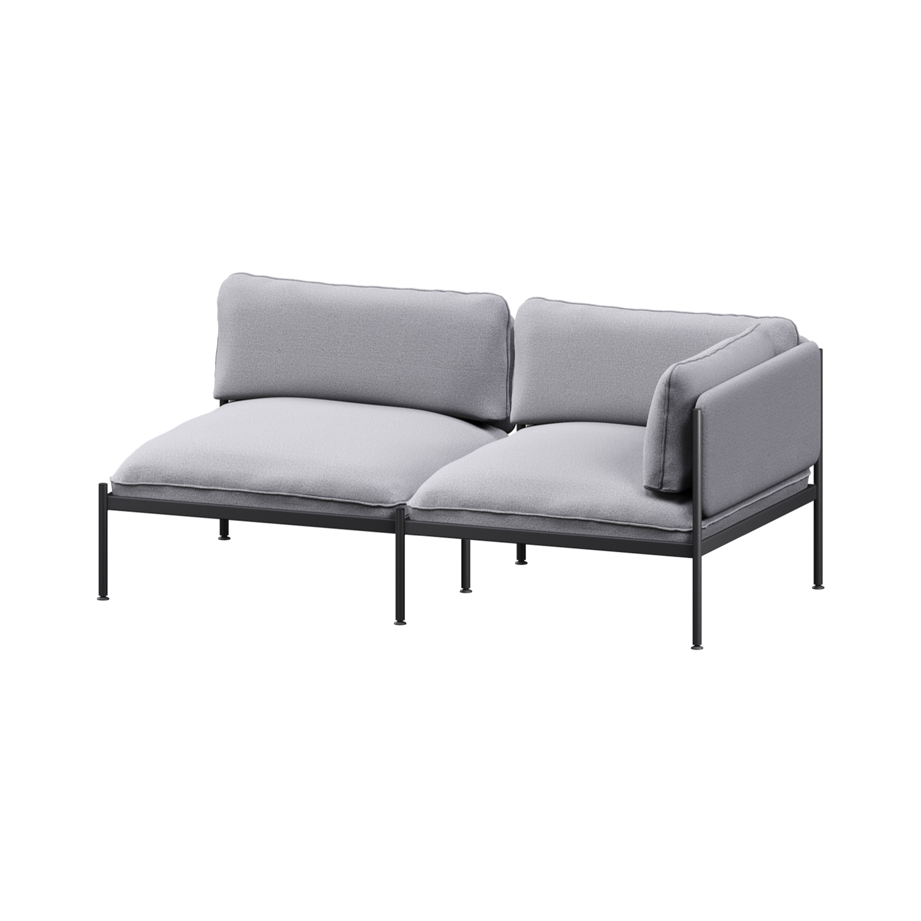 Mostrar el producto Toom Modular Sofa 2 Seater - Corner | Pale Grey del fabricante noo.ma