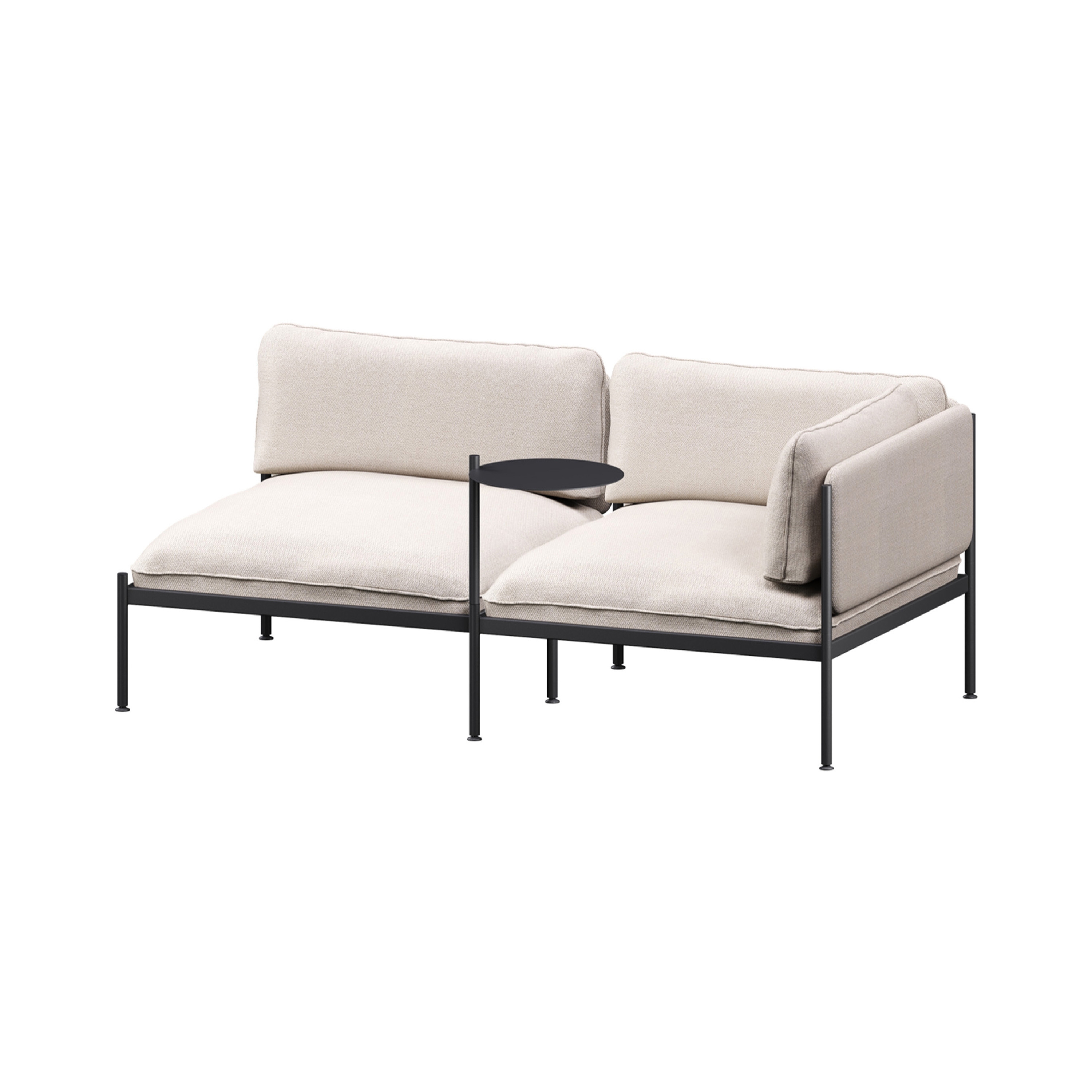 Toom Modular Sofa 2 Seater - Corner | Oatmilk Beige