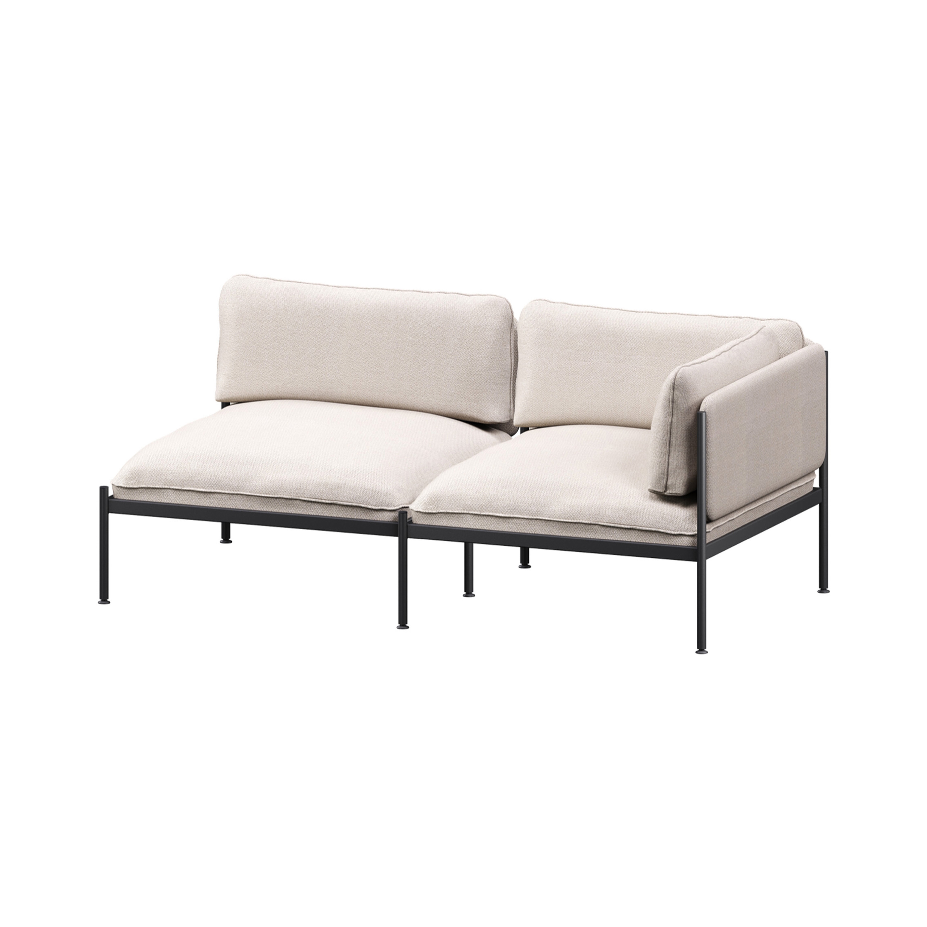 Toom Modular Sofa 2 Seater - Corner | Oatmilk Beige