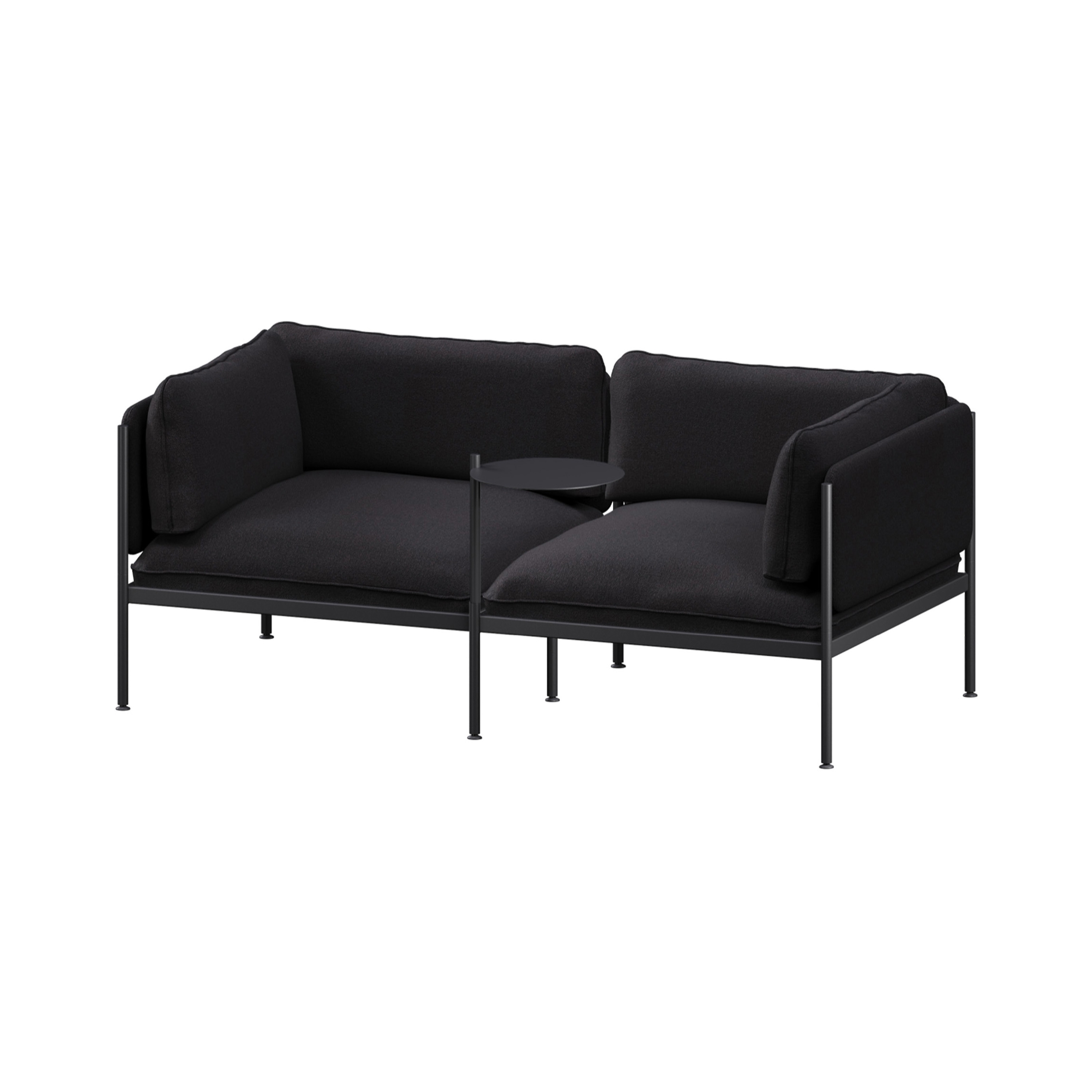 Toom Modular Sofa 2 Seater - Full | Graphite Black