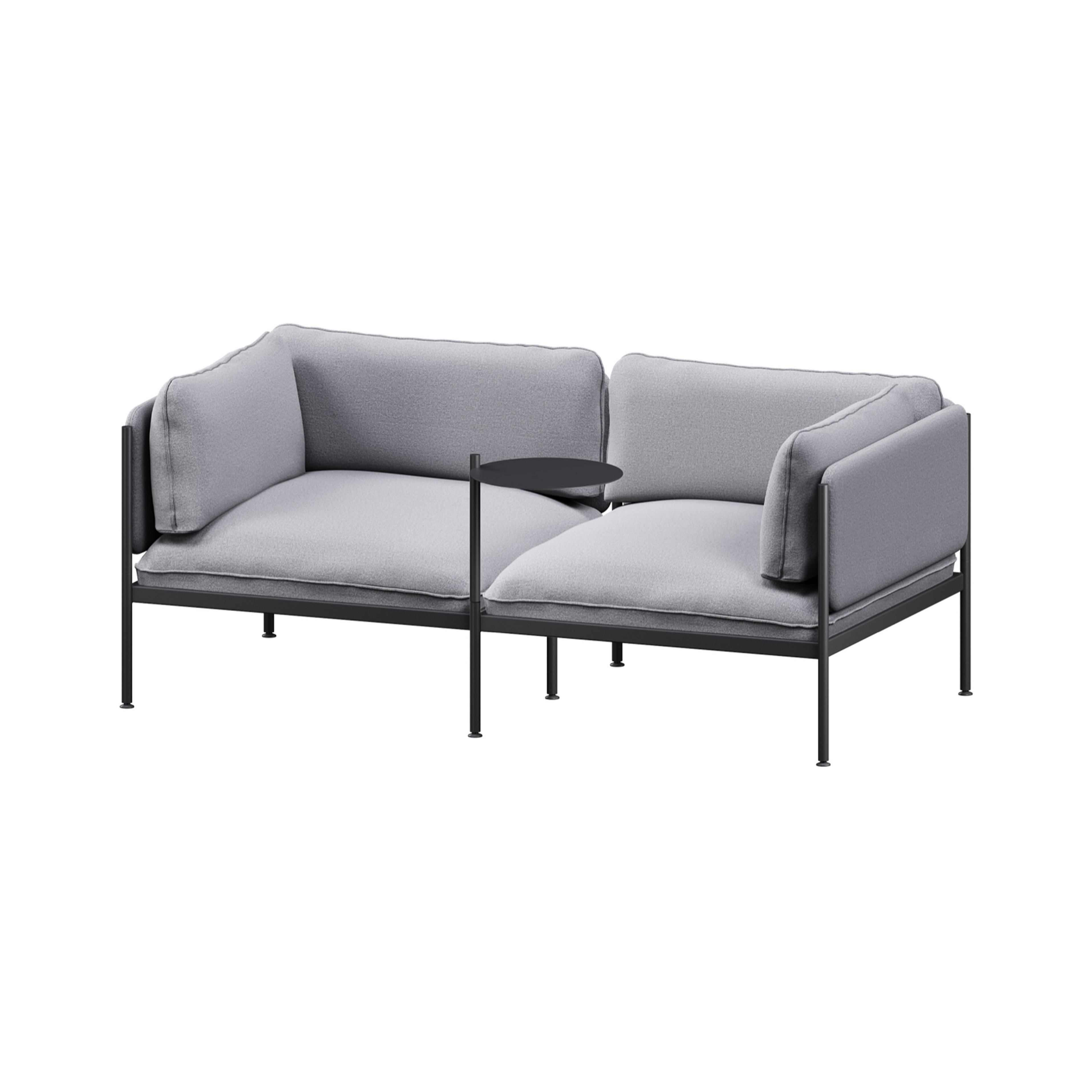 Toom Modular Sofa 2 Seater - Full | Pale Grey