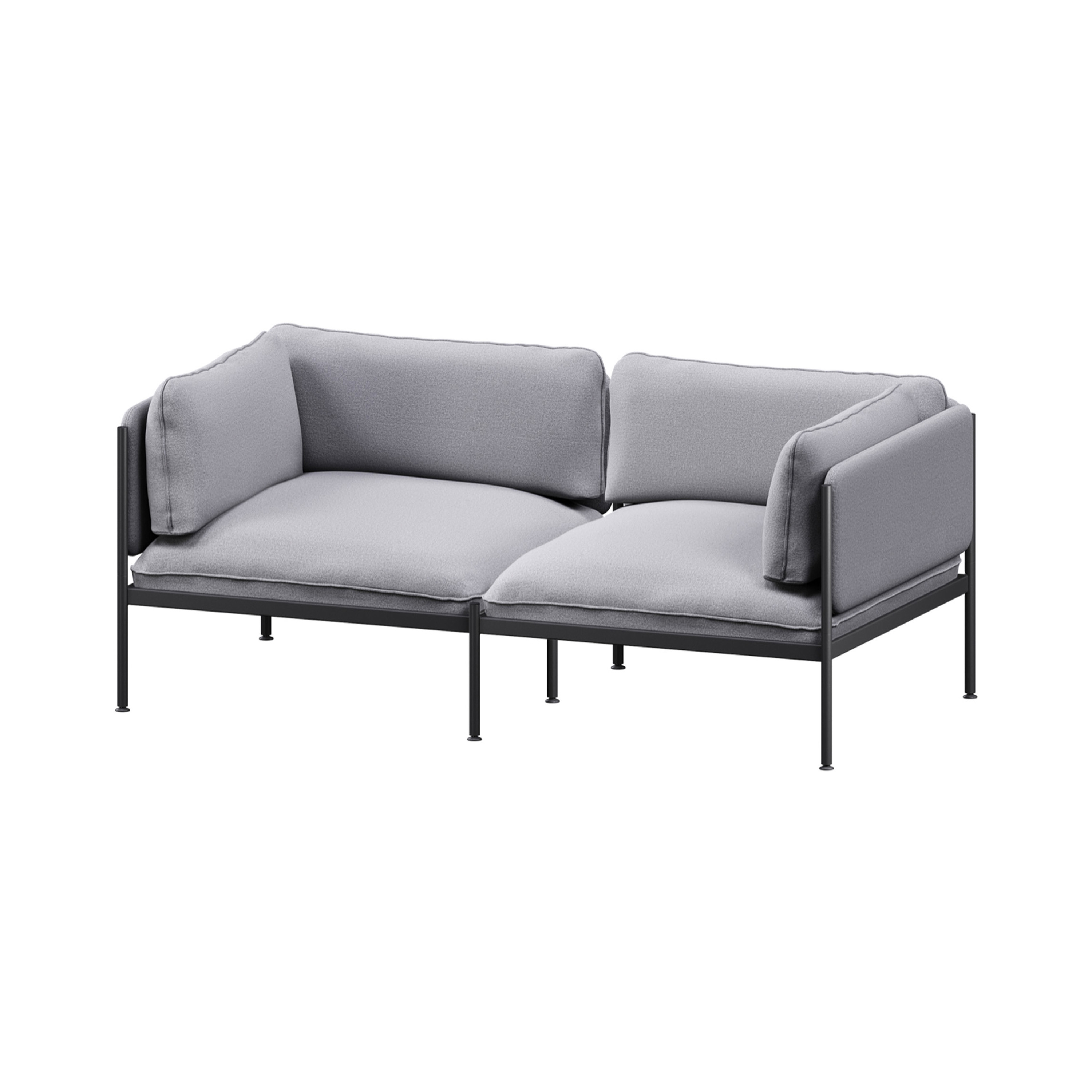 Toom Modular Sofa 2 Seater - Full | Pale Grey