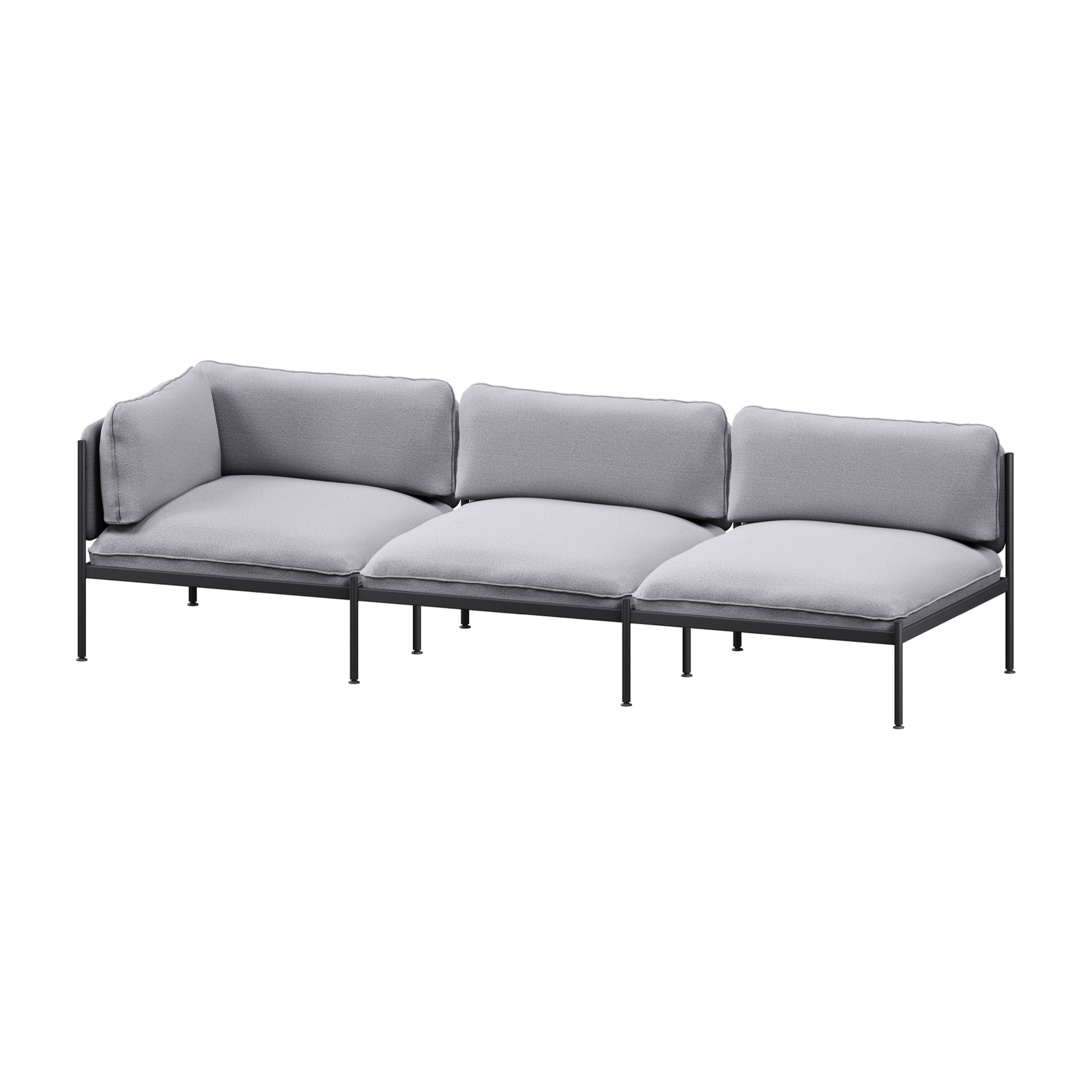 Toom Modular Sofa 3 Seater | Pale Grey