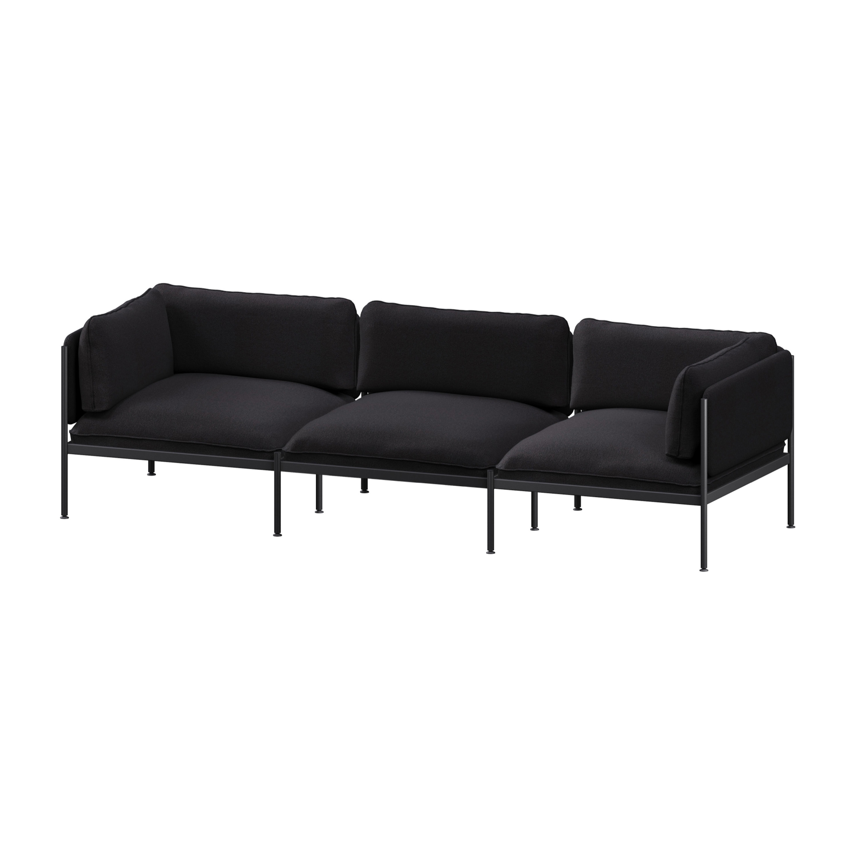 Mostrar el producto Toom Modular Sofa 3 Seater - Full | Graphite Black del fabricante noo.ma