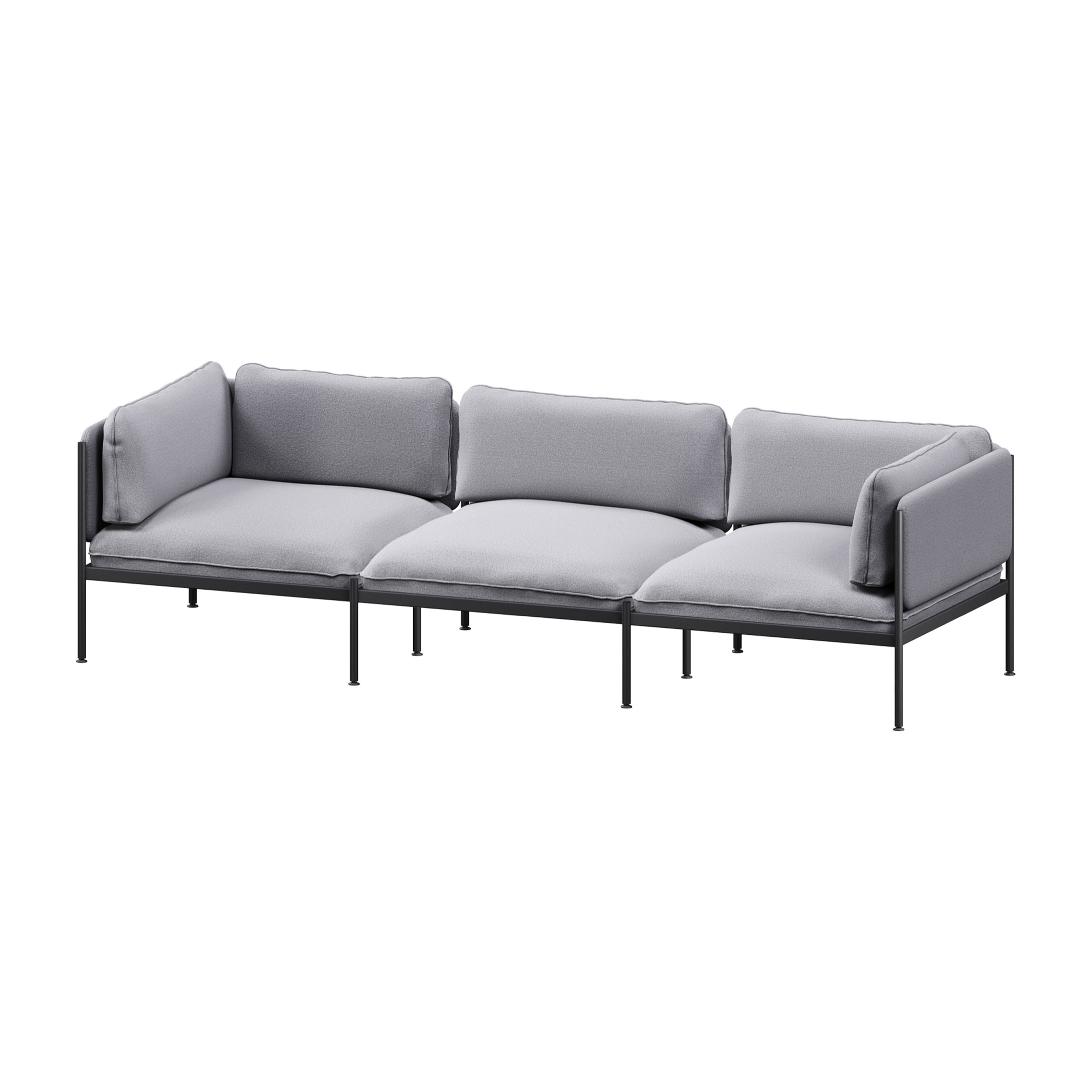 Toom Modular Sofa 3 Seater - Full | Pale Grey