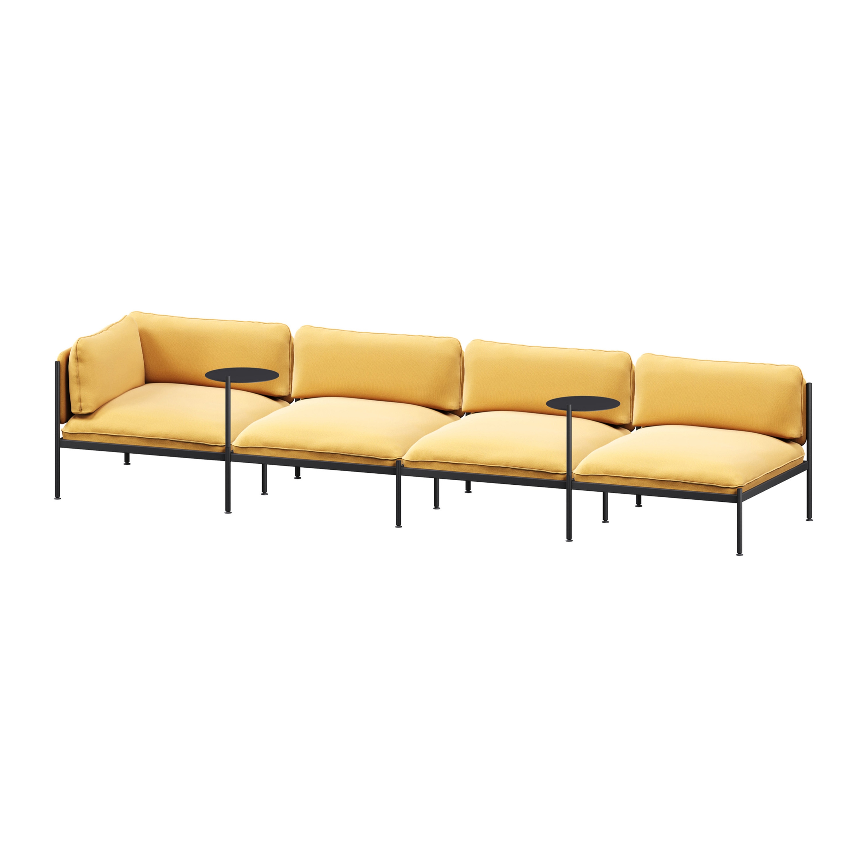 Toom Modular Sofa 4 Seater | Yellow Ochre