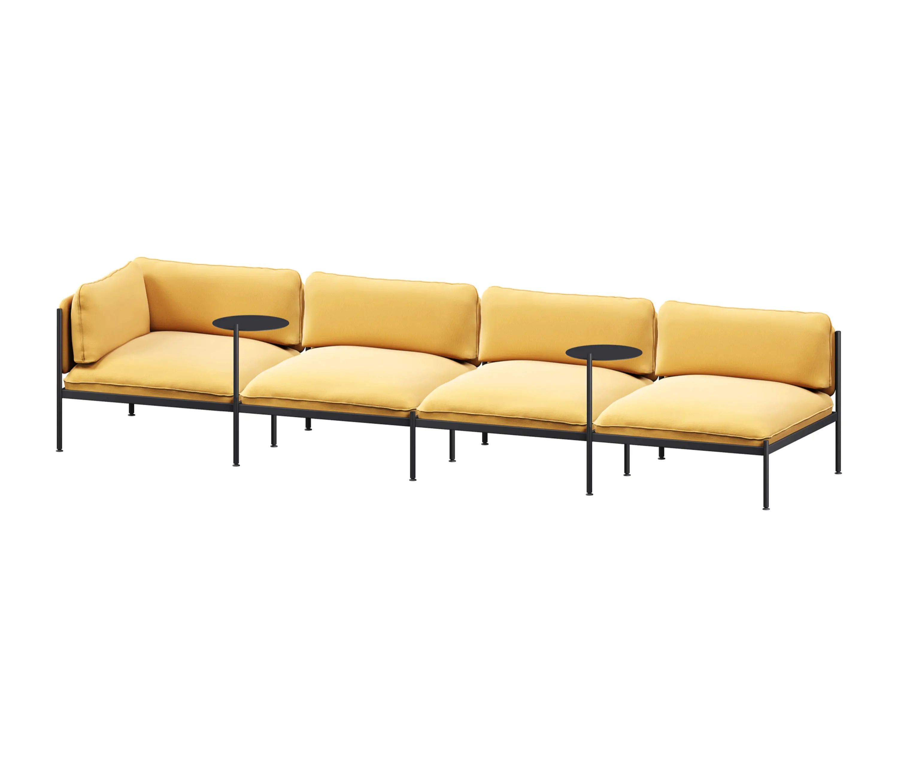 noo.ma - Toom Modular Sofa - 4-Sitzer | Ockergelb