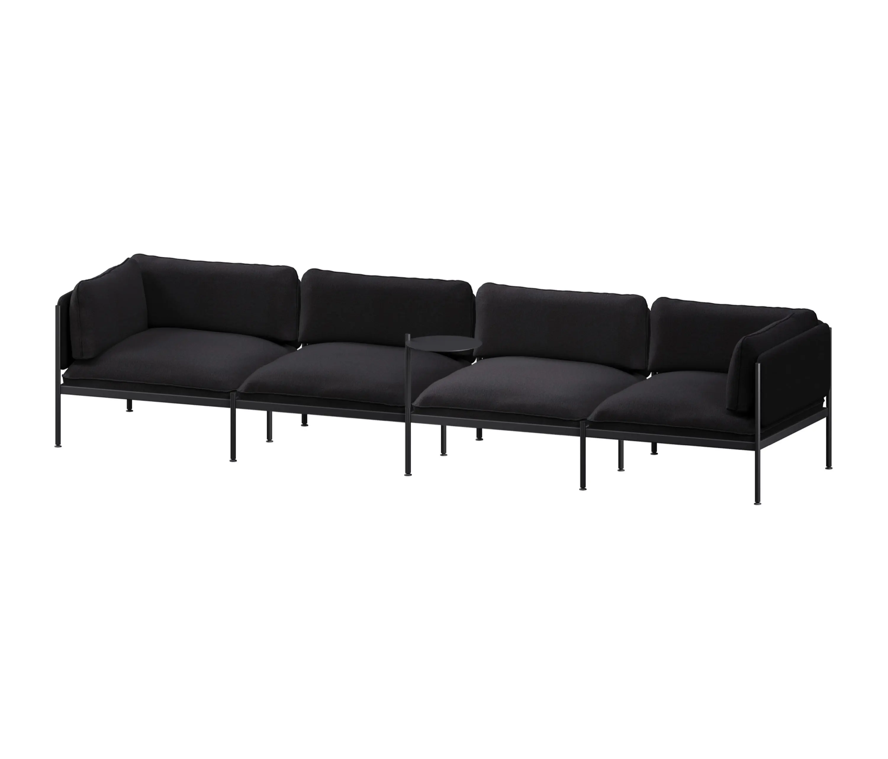 TOOM MODULAR SOFA 4 SEATER - FULL | GRAPHITE BLACK - Sofas from noo.ma ...