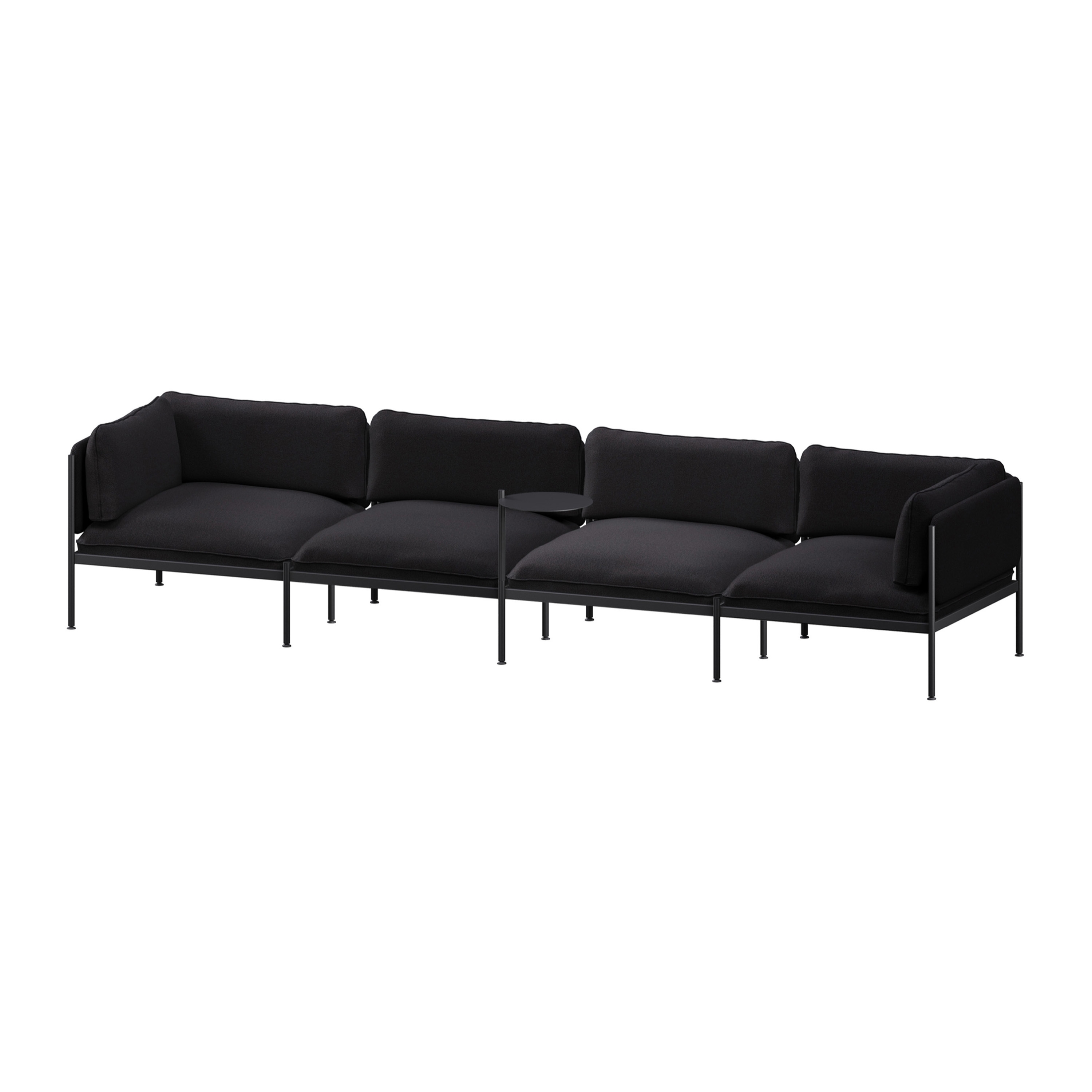 Mostrar el producto Toom Modular Sofa 4 Seater - Full | Graphite Black del fabricante noo.ma