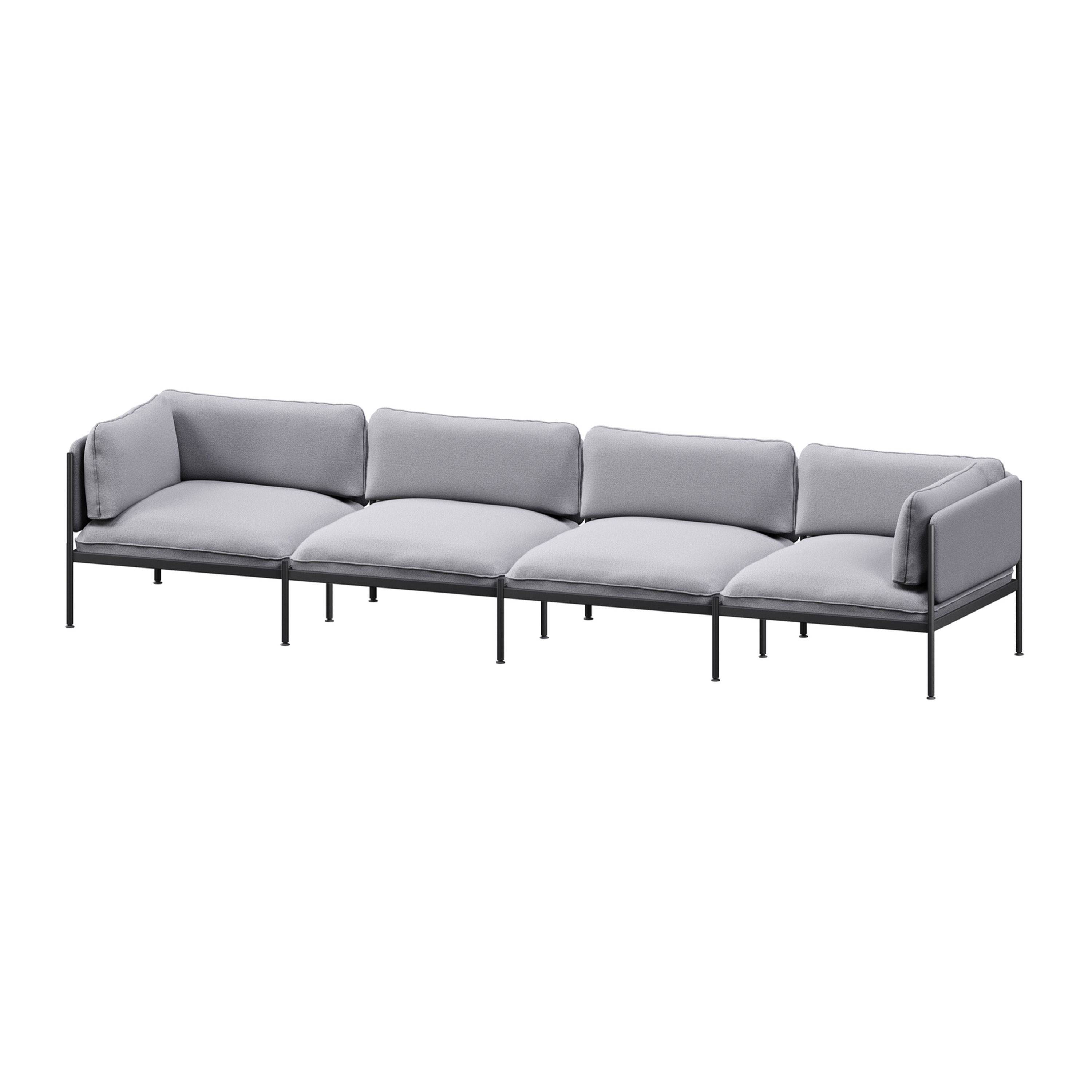 Toom Modular Sofa 4 Seater - Full | Pale Grey