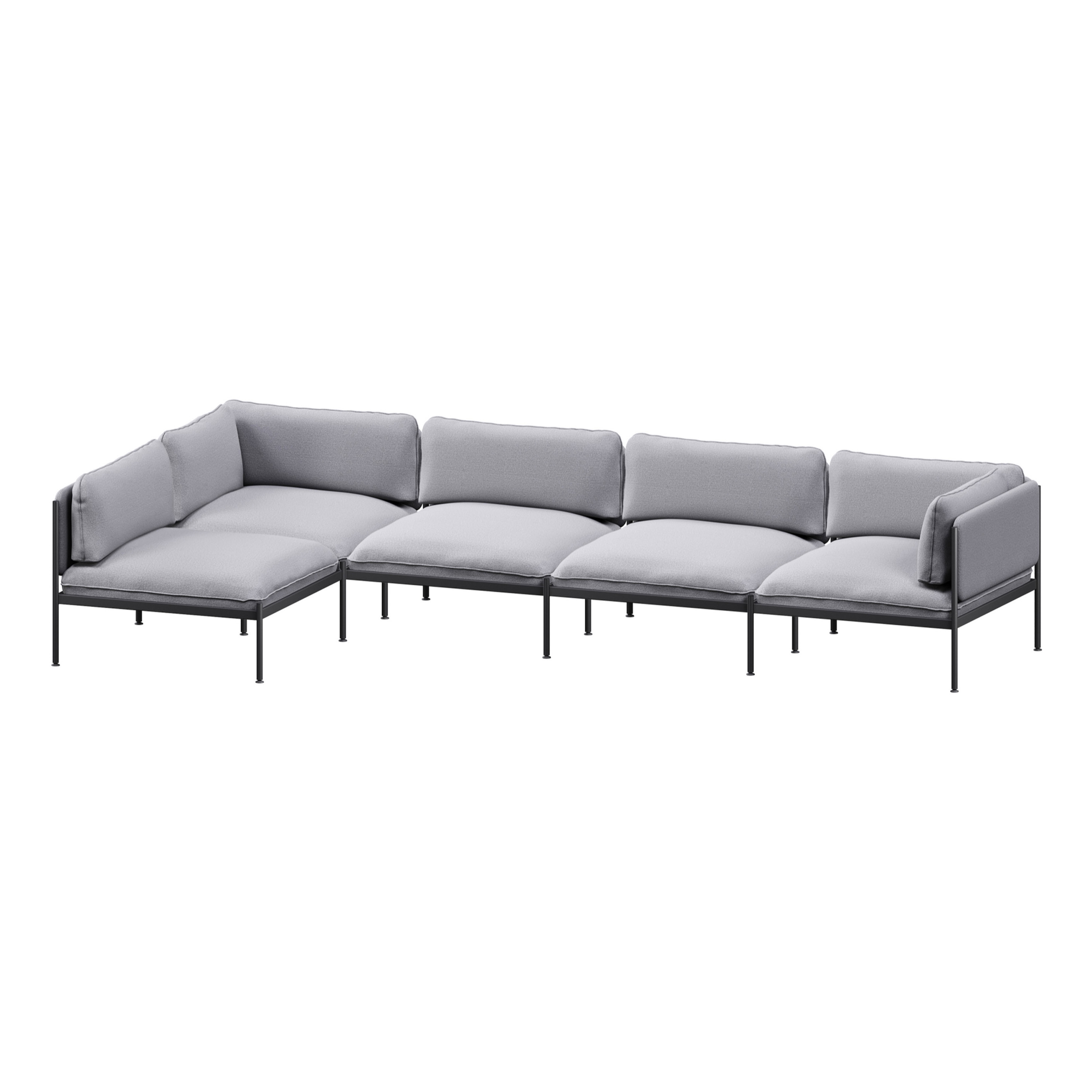 Toom Modular Sofa 5 Seater | Pale Grey