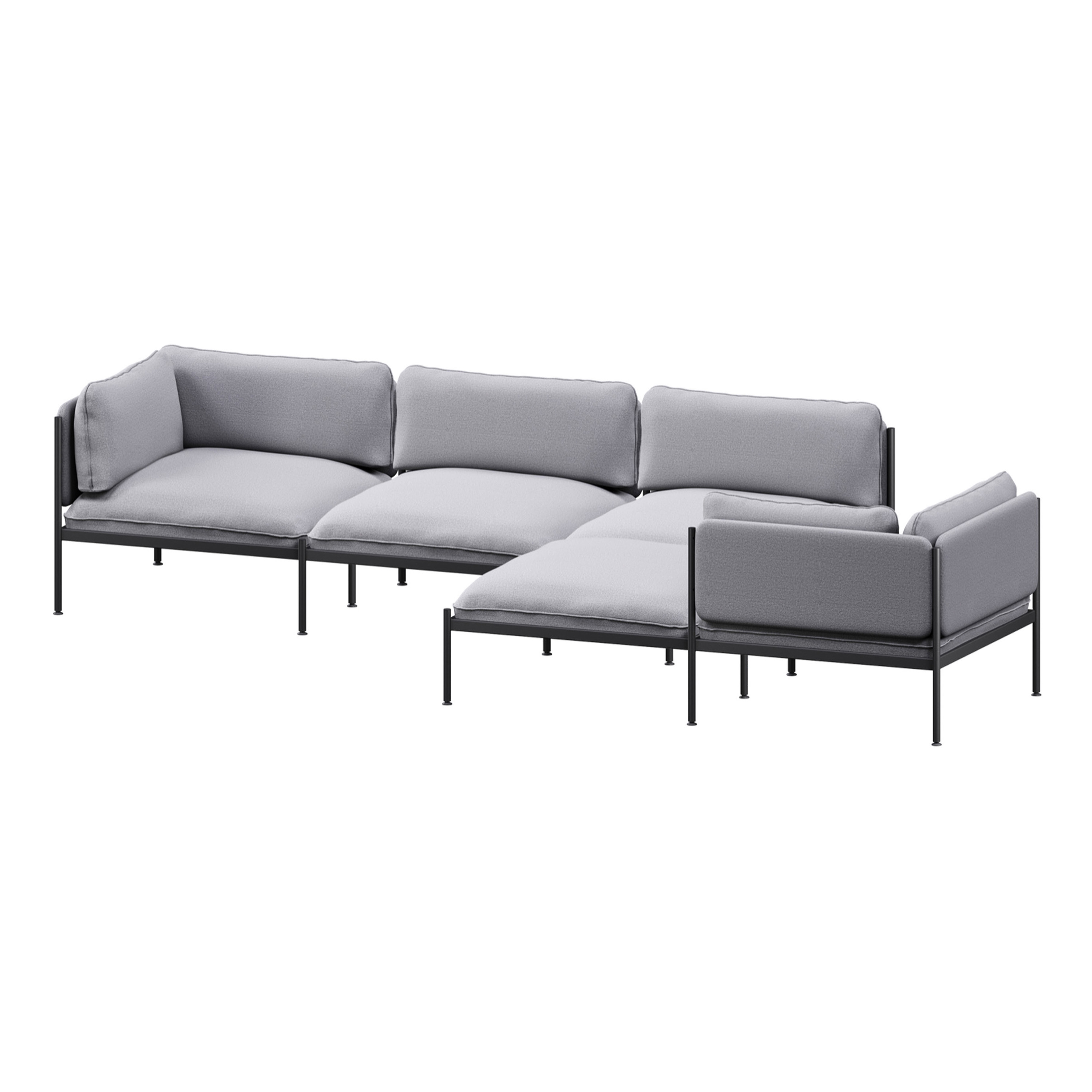 Toom Modular Sofa 5 Seater | Pale Grey