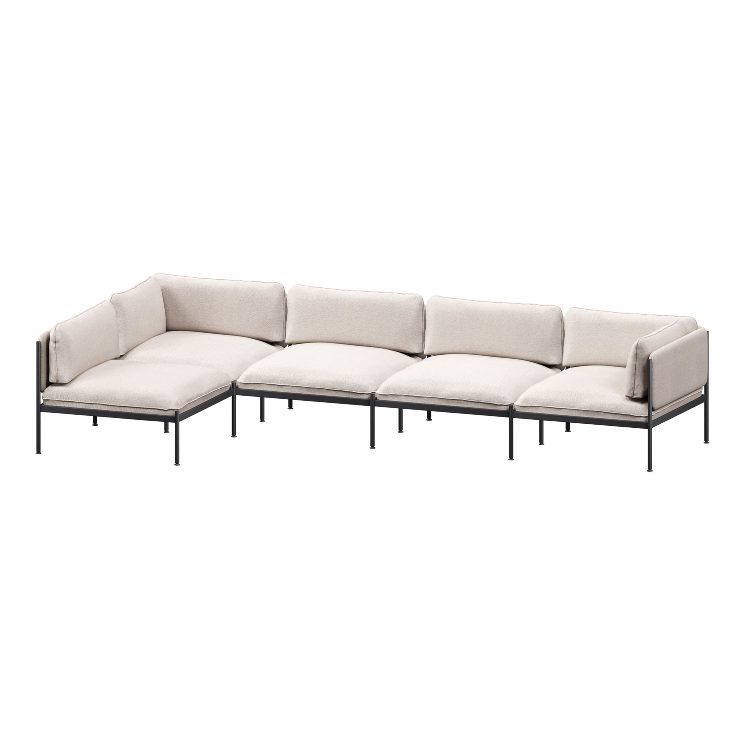 Toom Modular Sofa 5 Seater | Oatmilk Beige